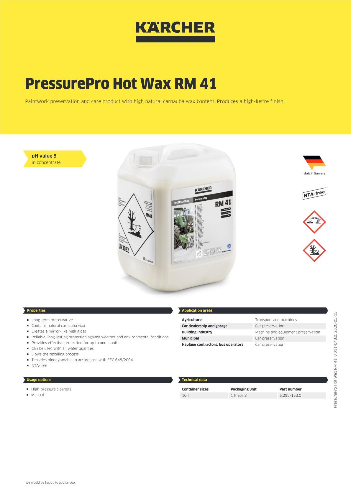 Product information
