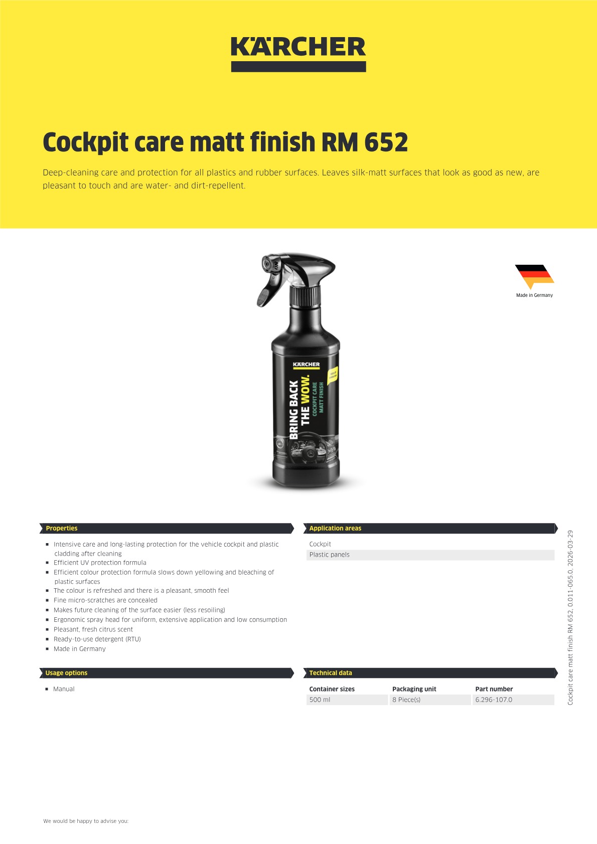 Product information