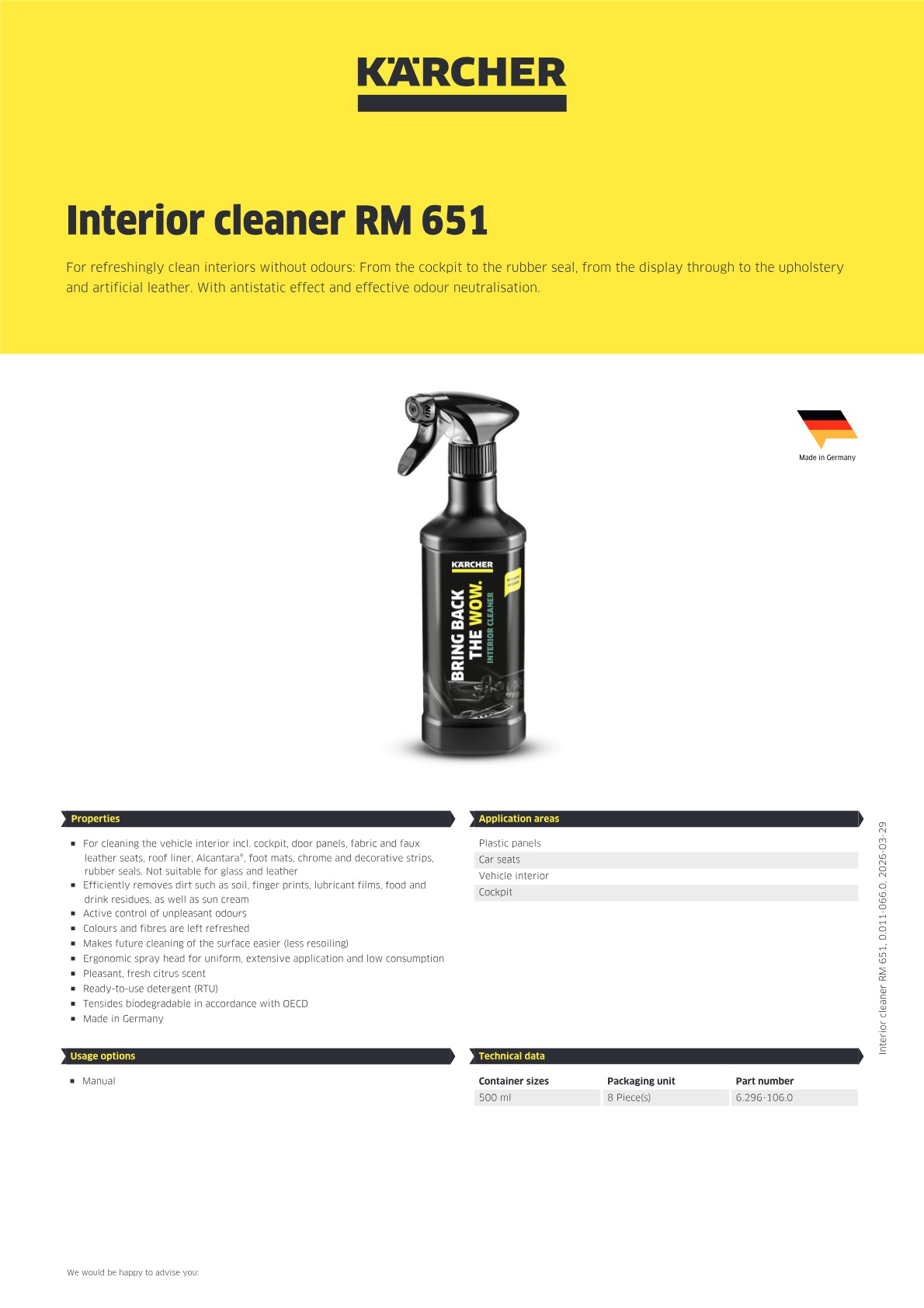 Product information