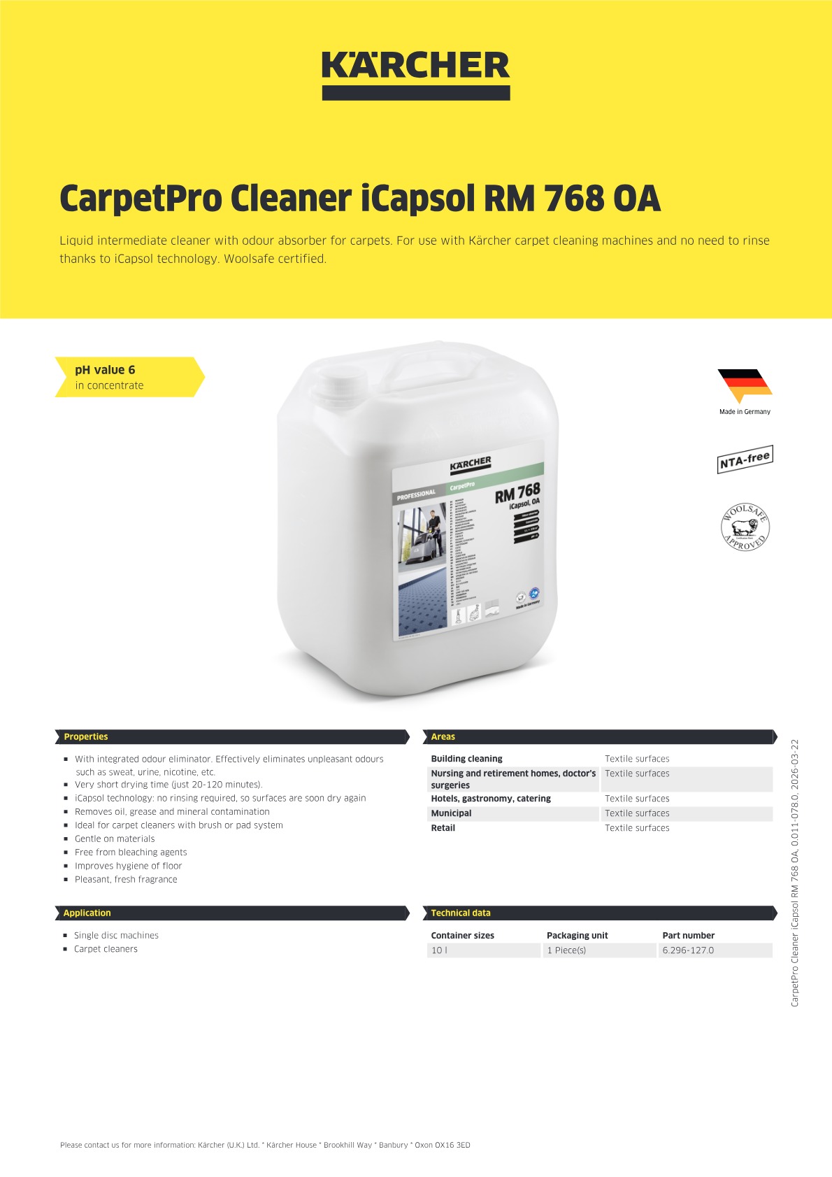 Product information