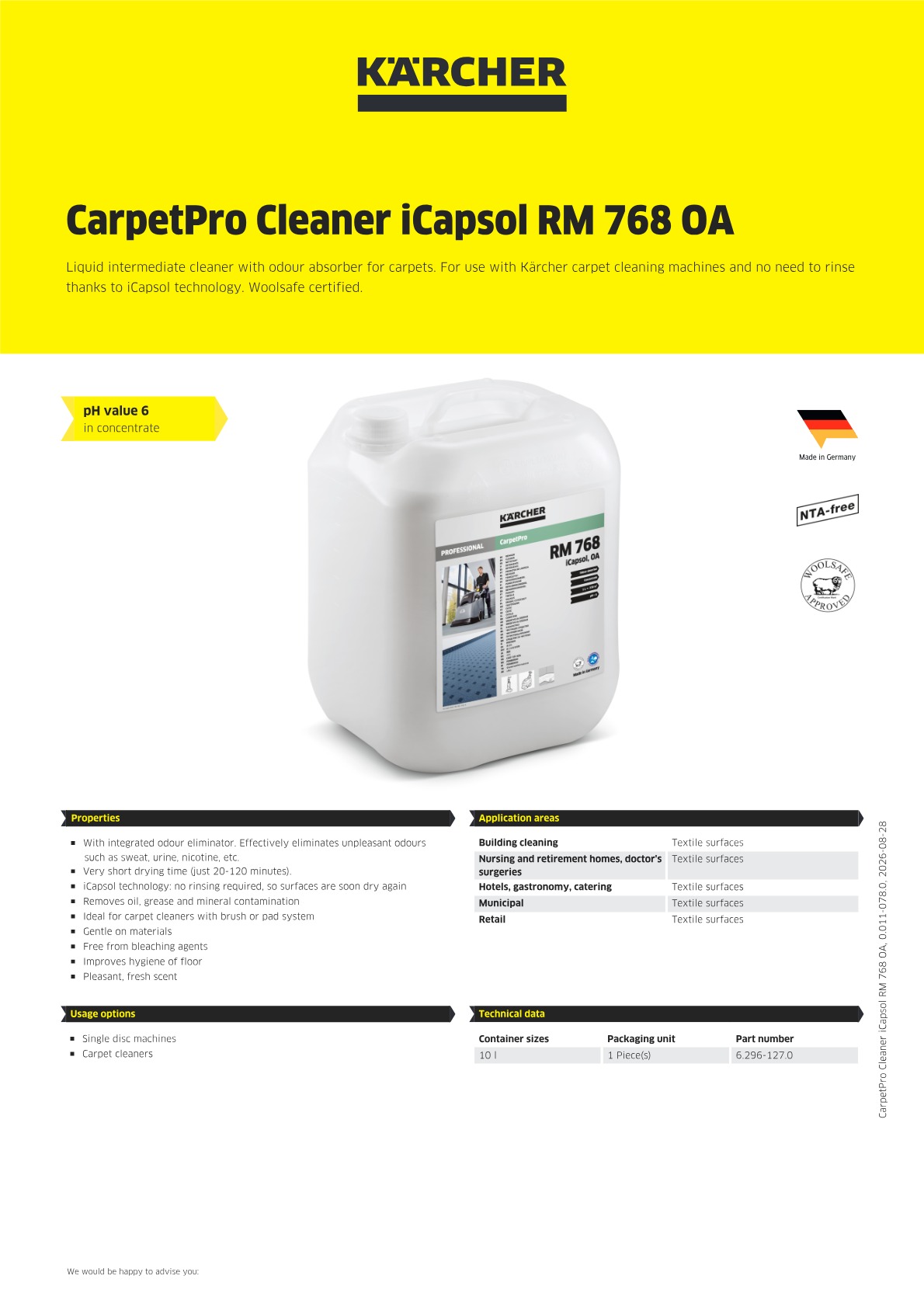 Product information