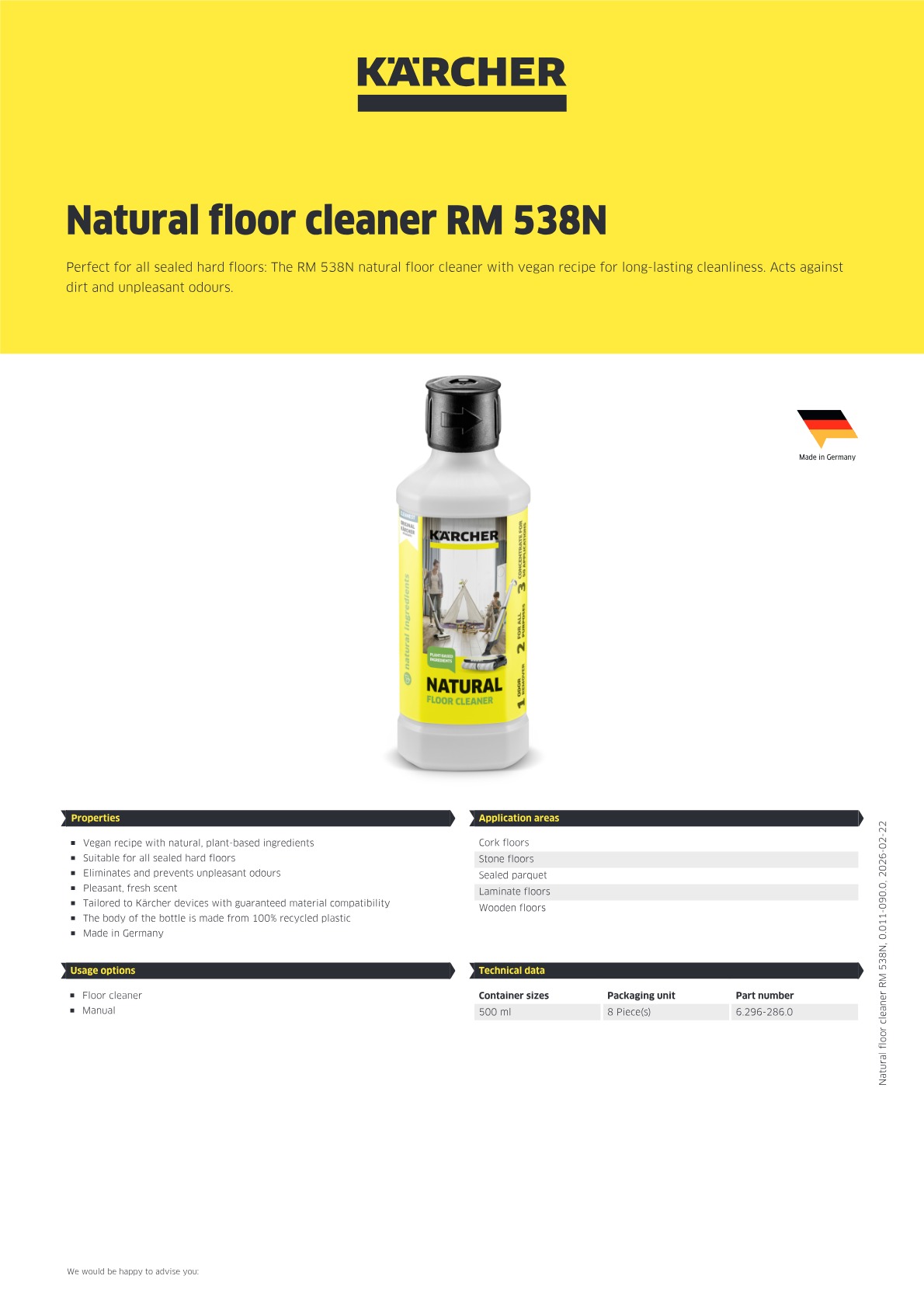 Product information