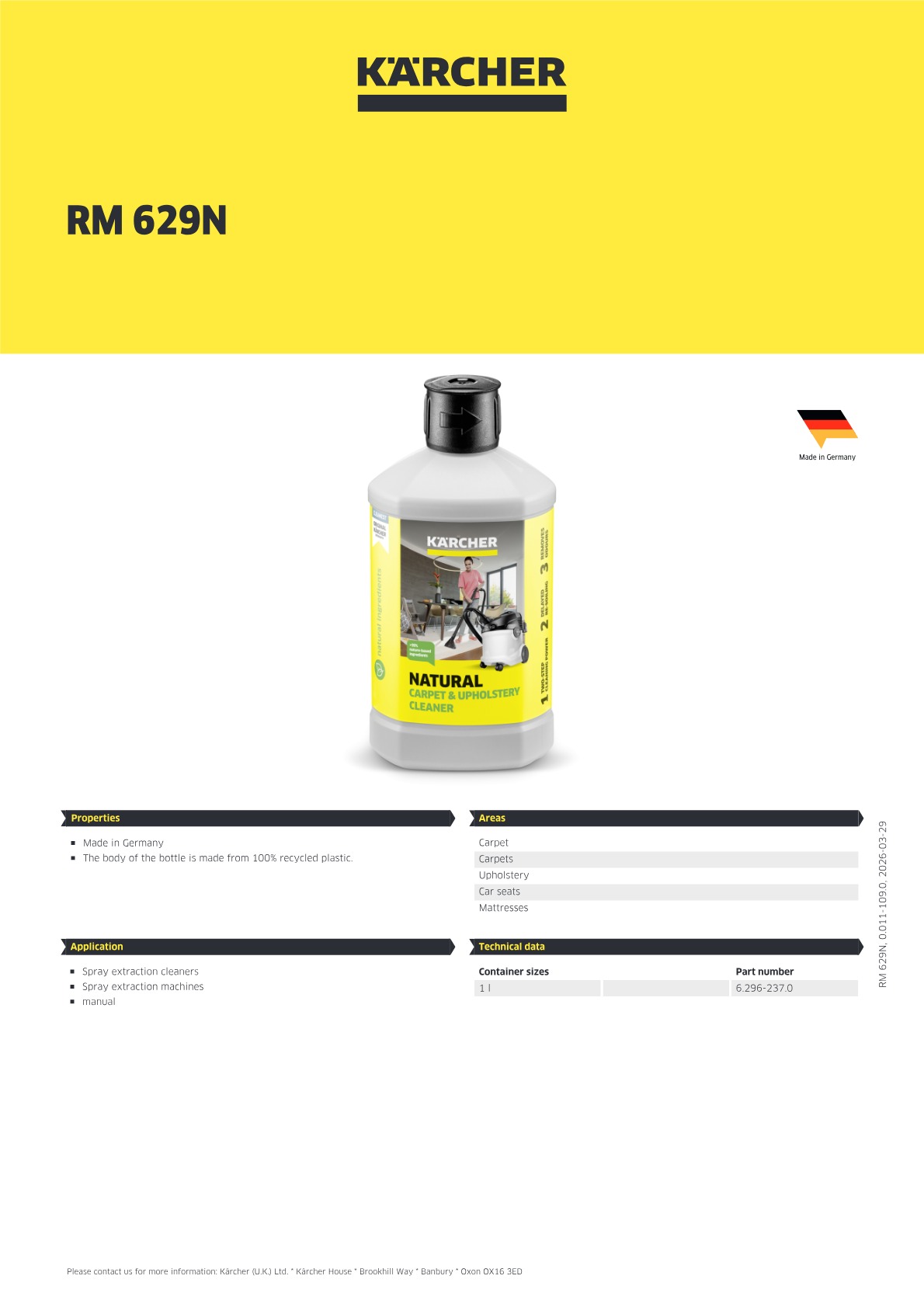 Product information