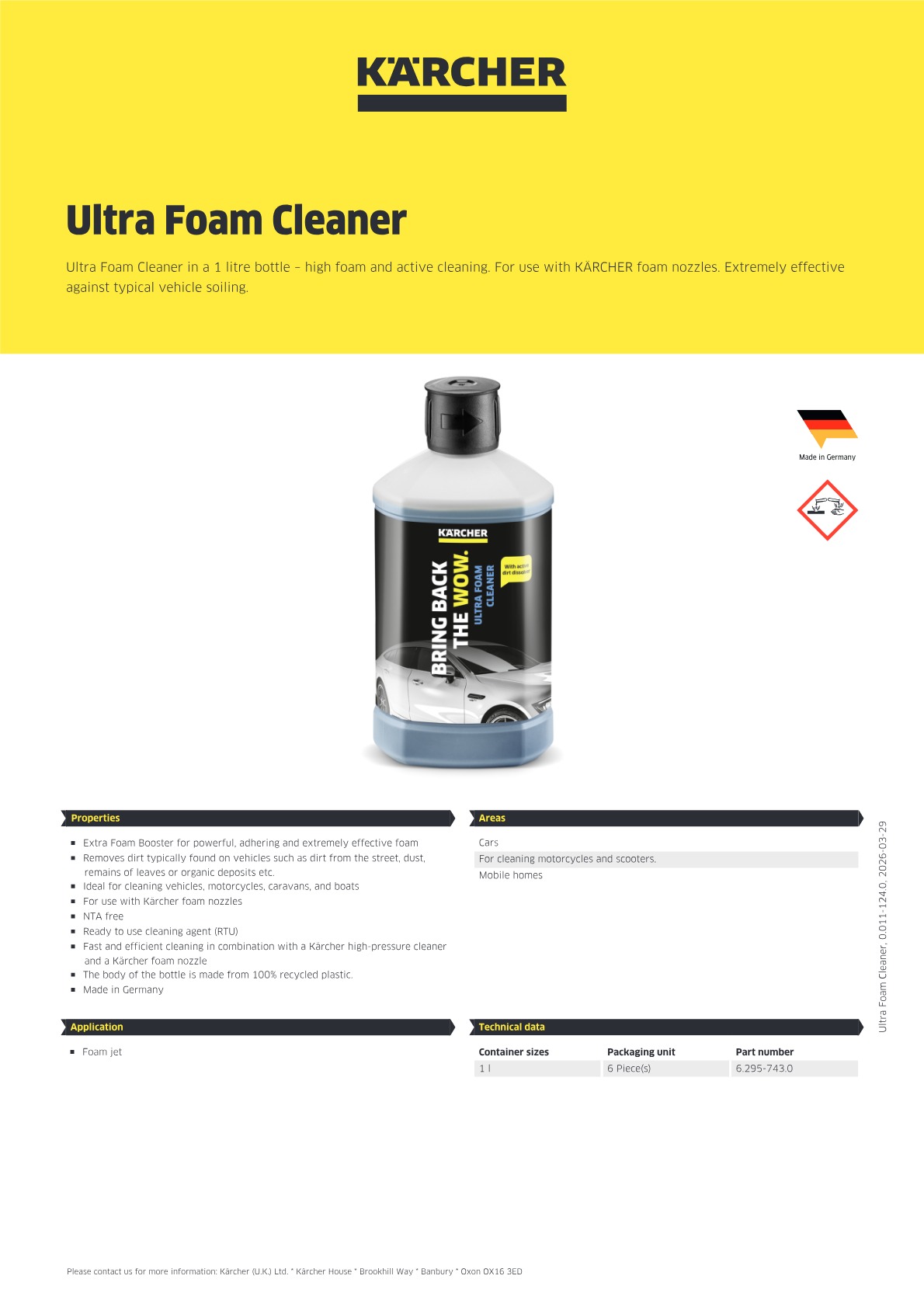 Product information
