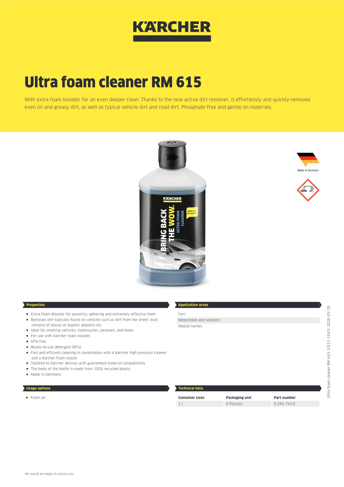 Product information