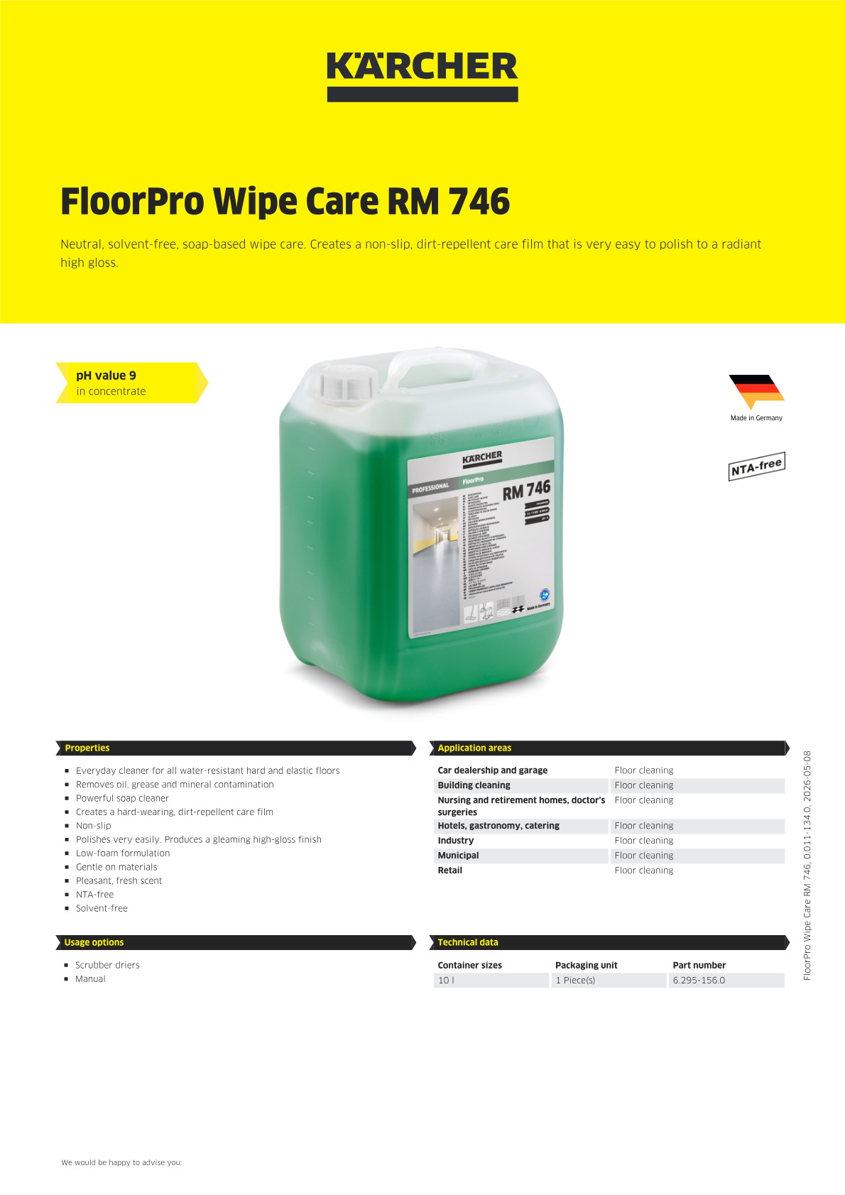 Product information