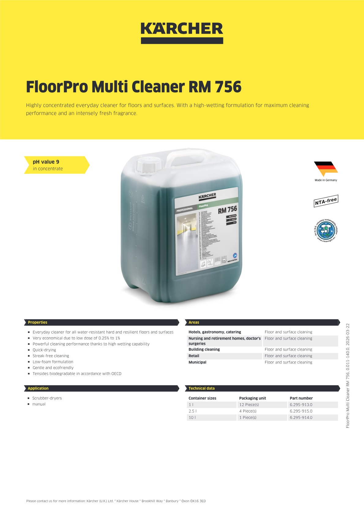 Product information