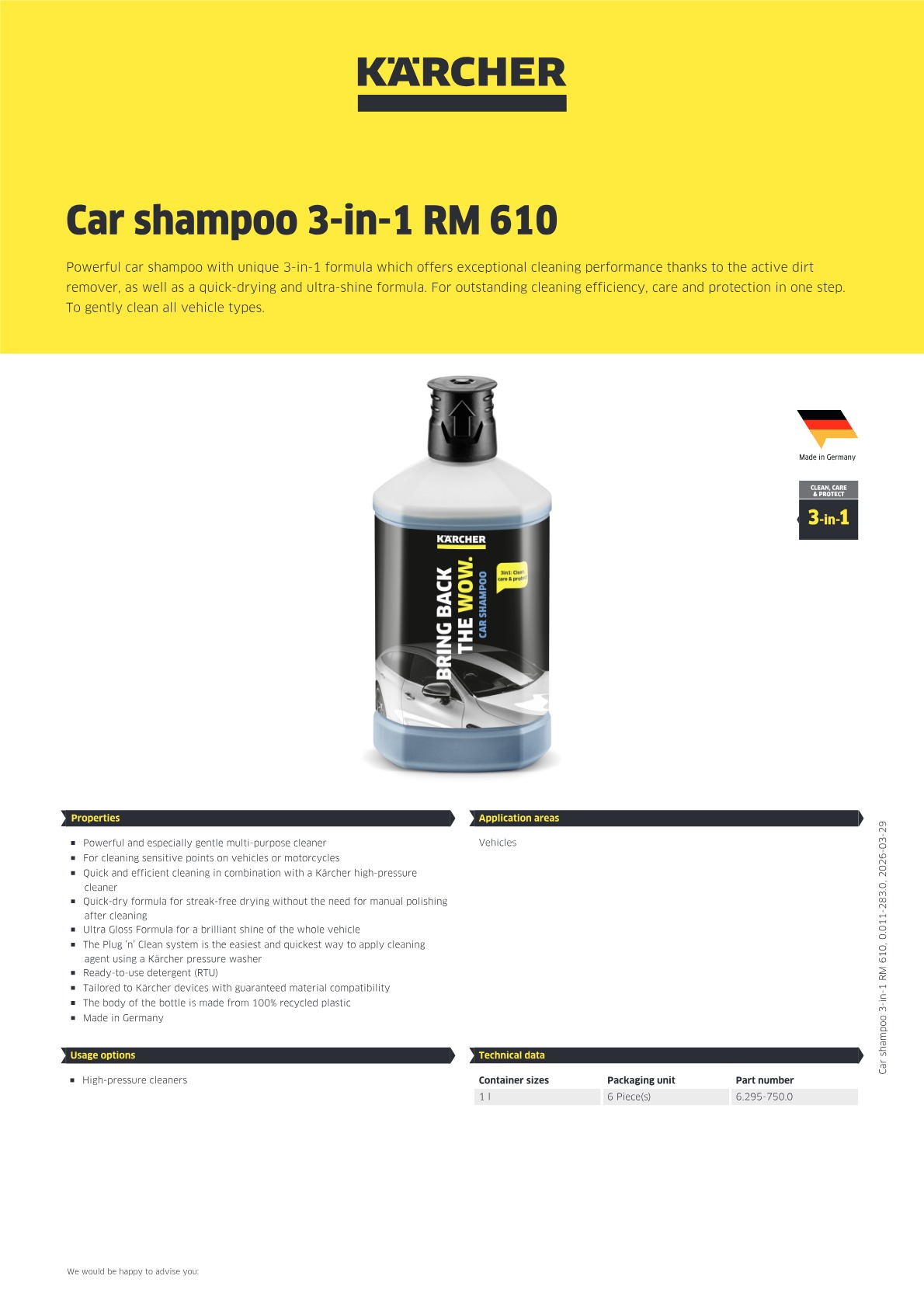 Product information