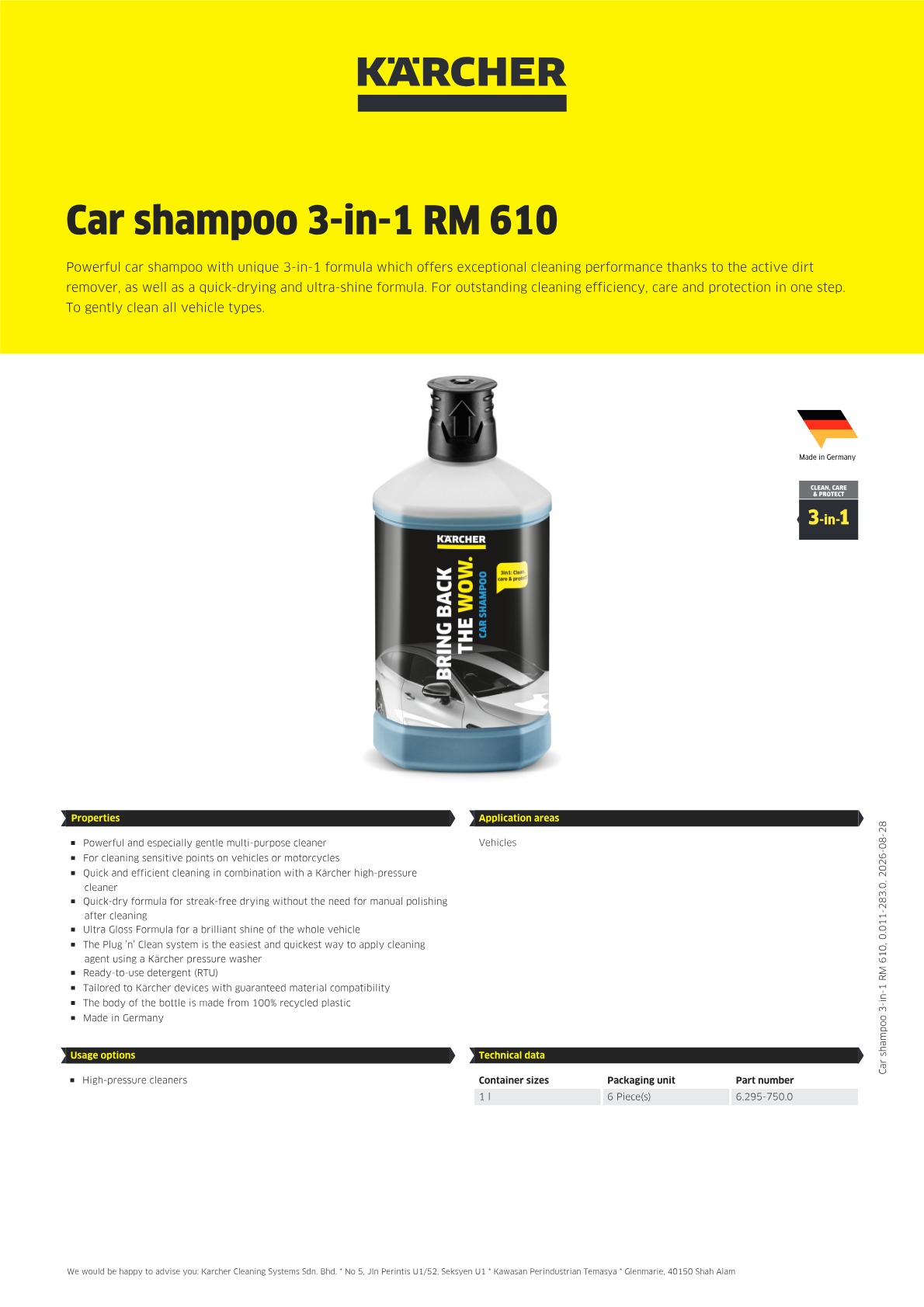 Product information