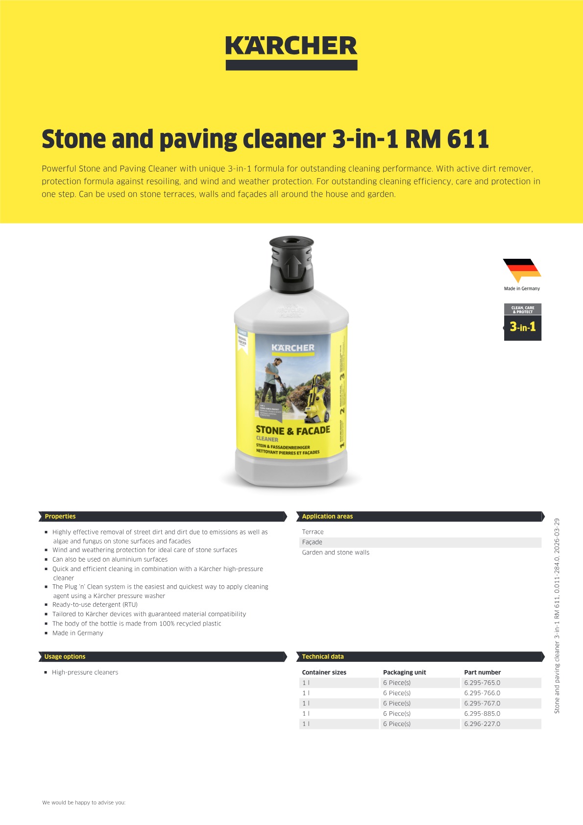 Product information