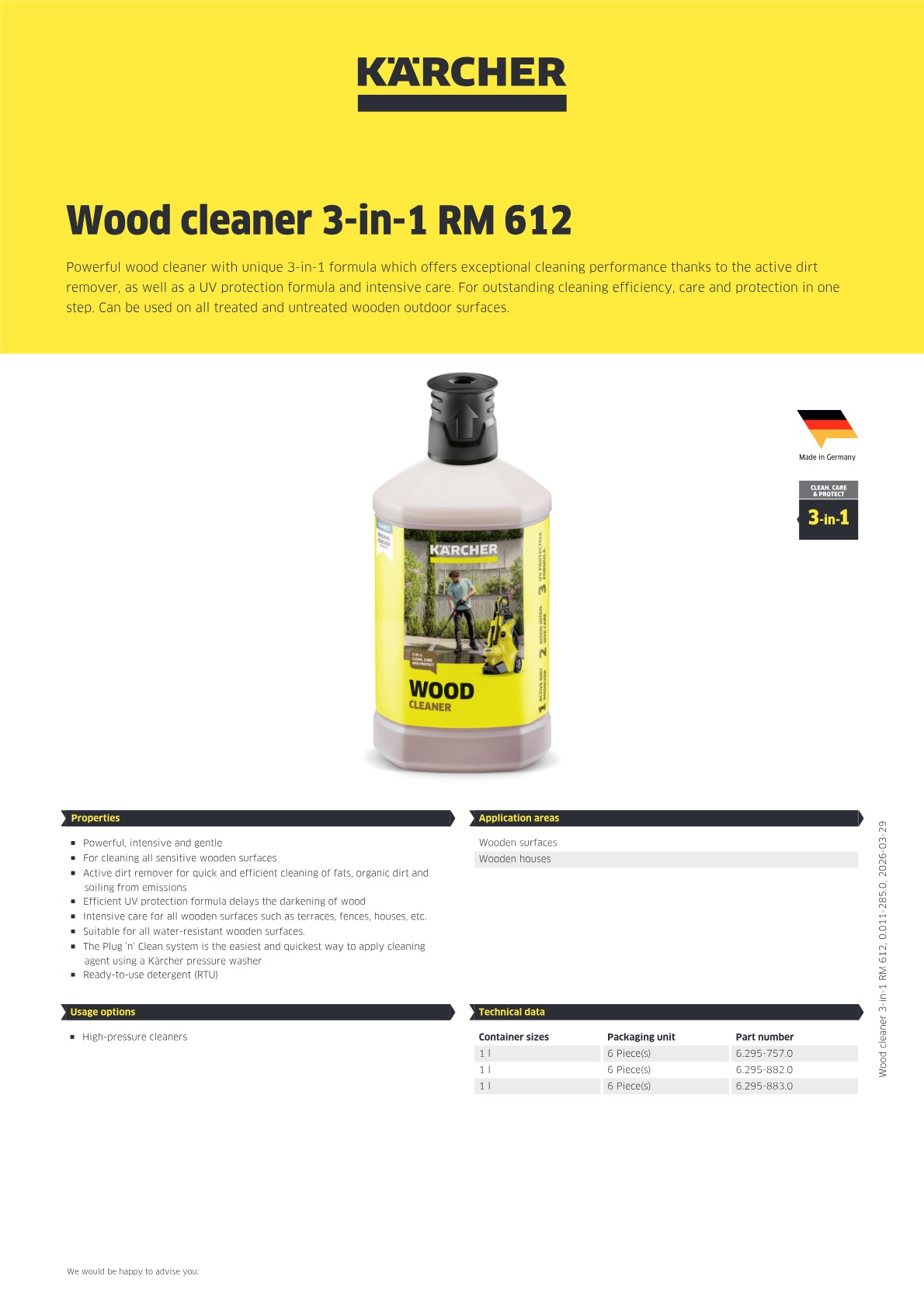 Product information