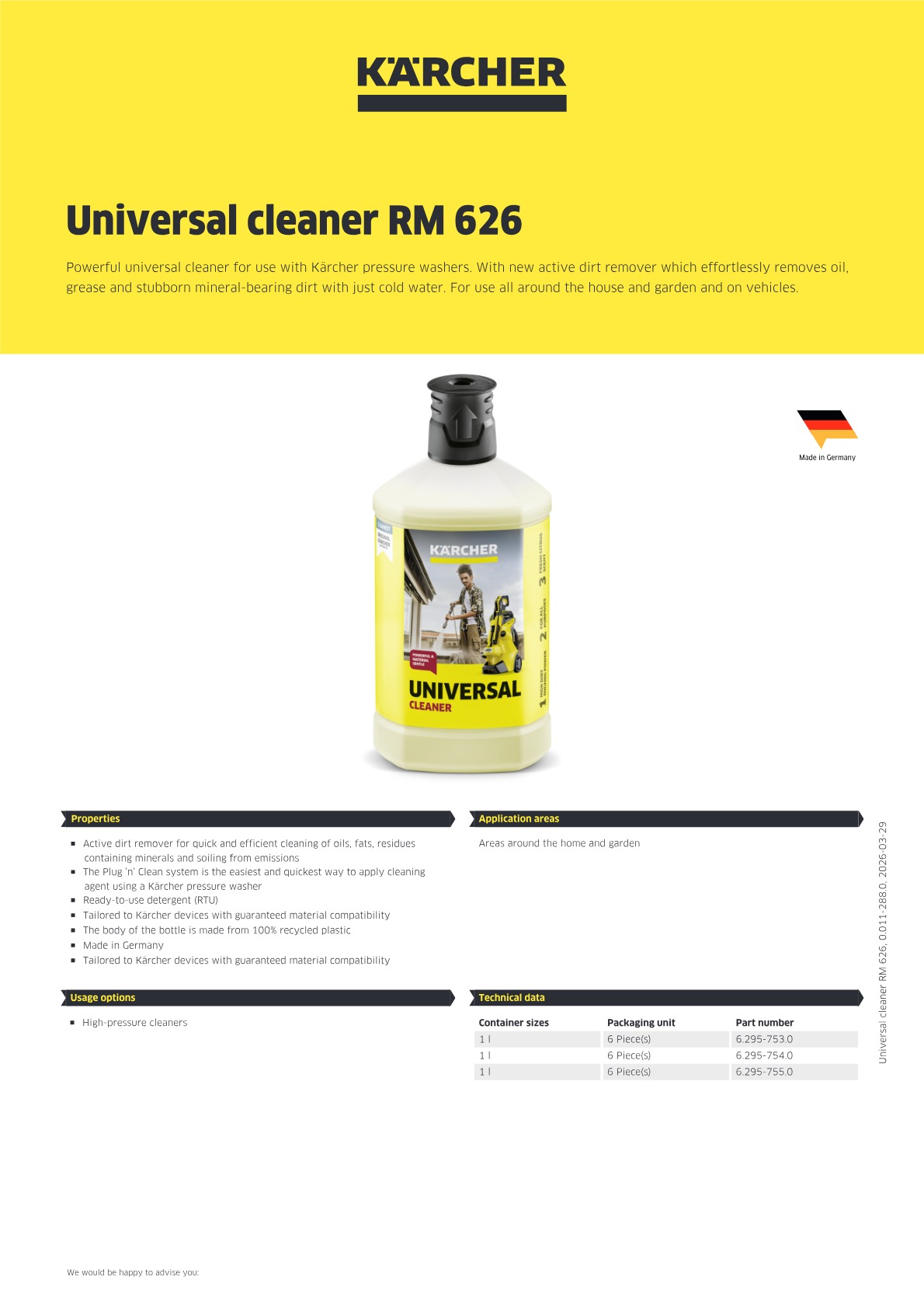 Product information