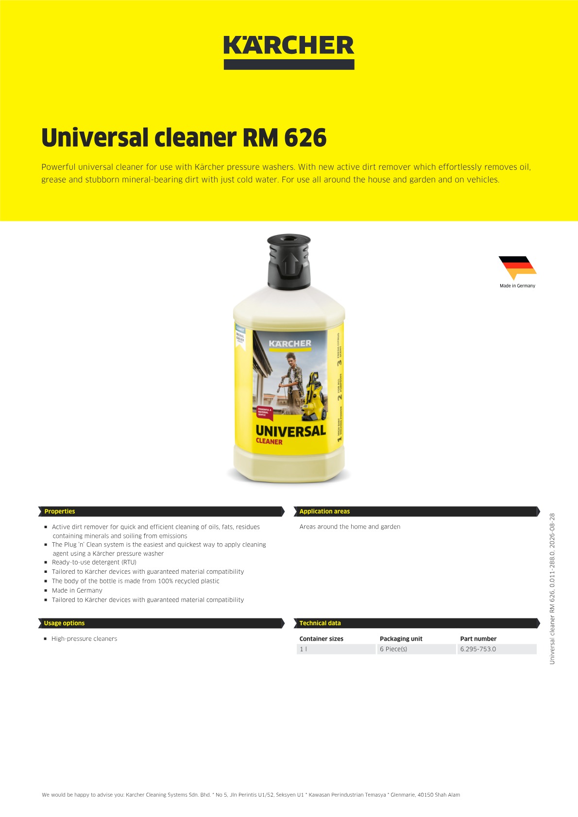 Product information