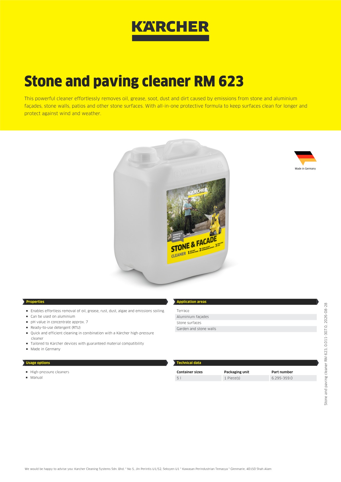 Product information
