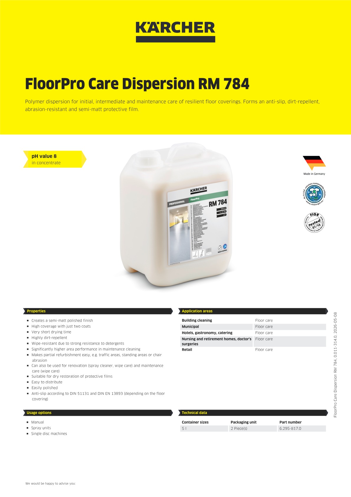 Product information