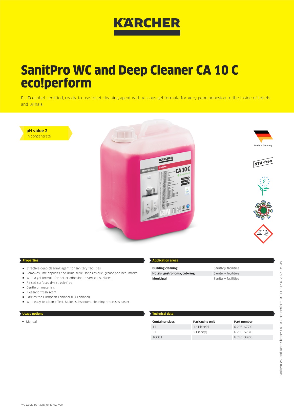 Product information