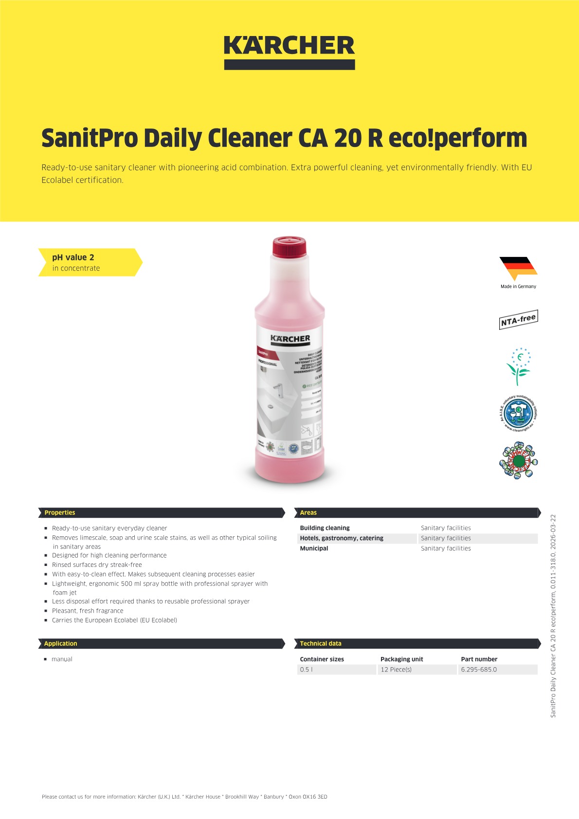 Product information