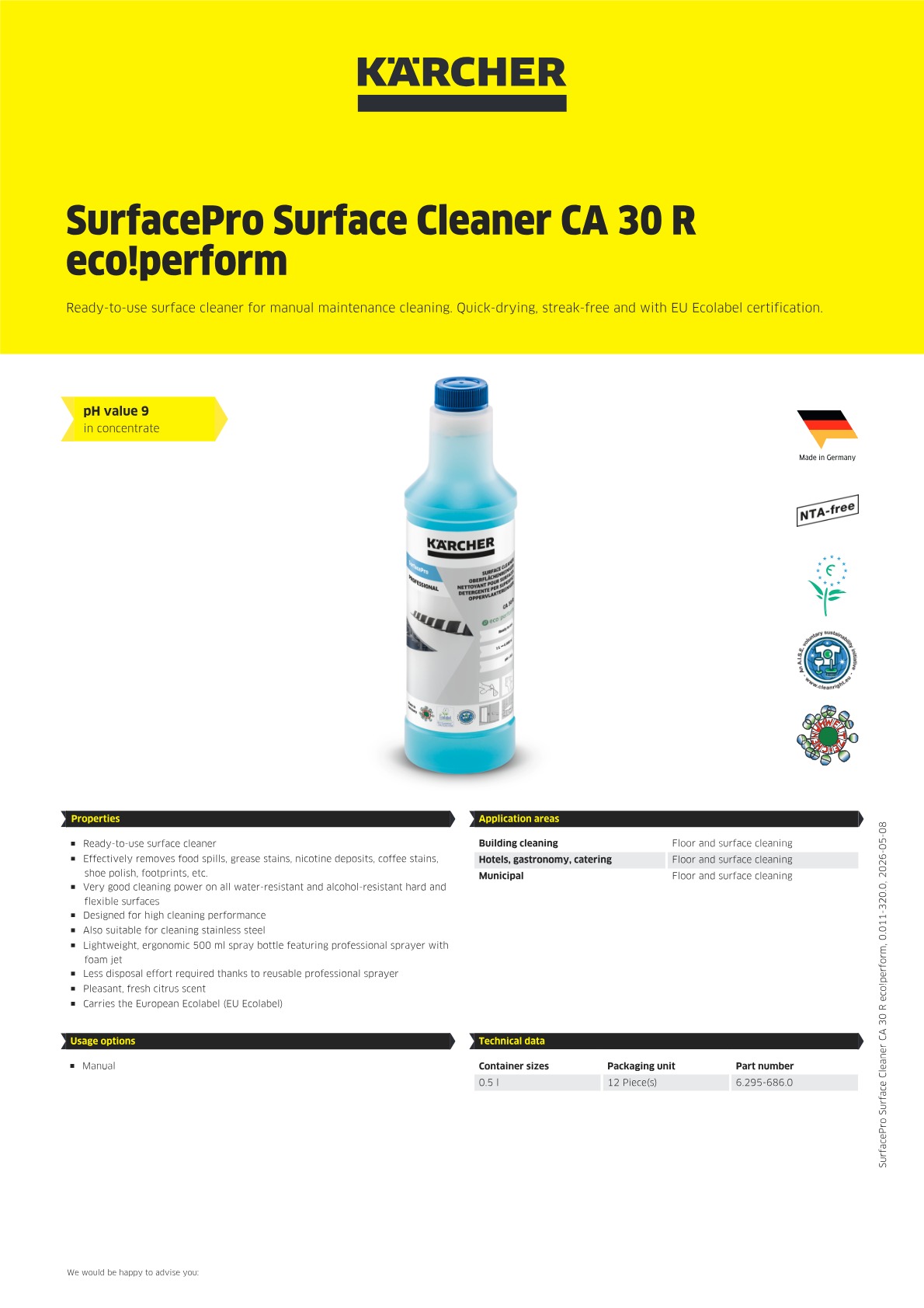 Product information