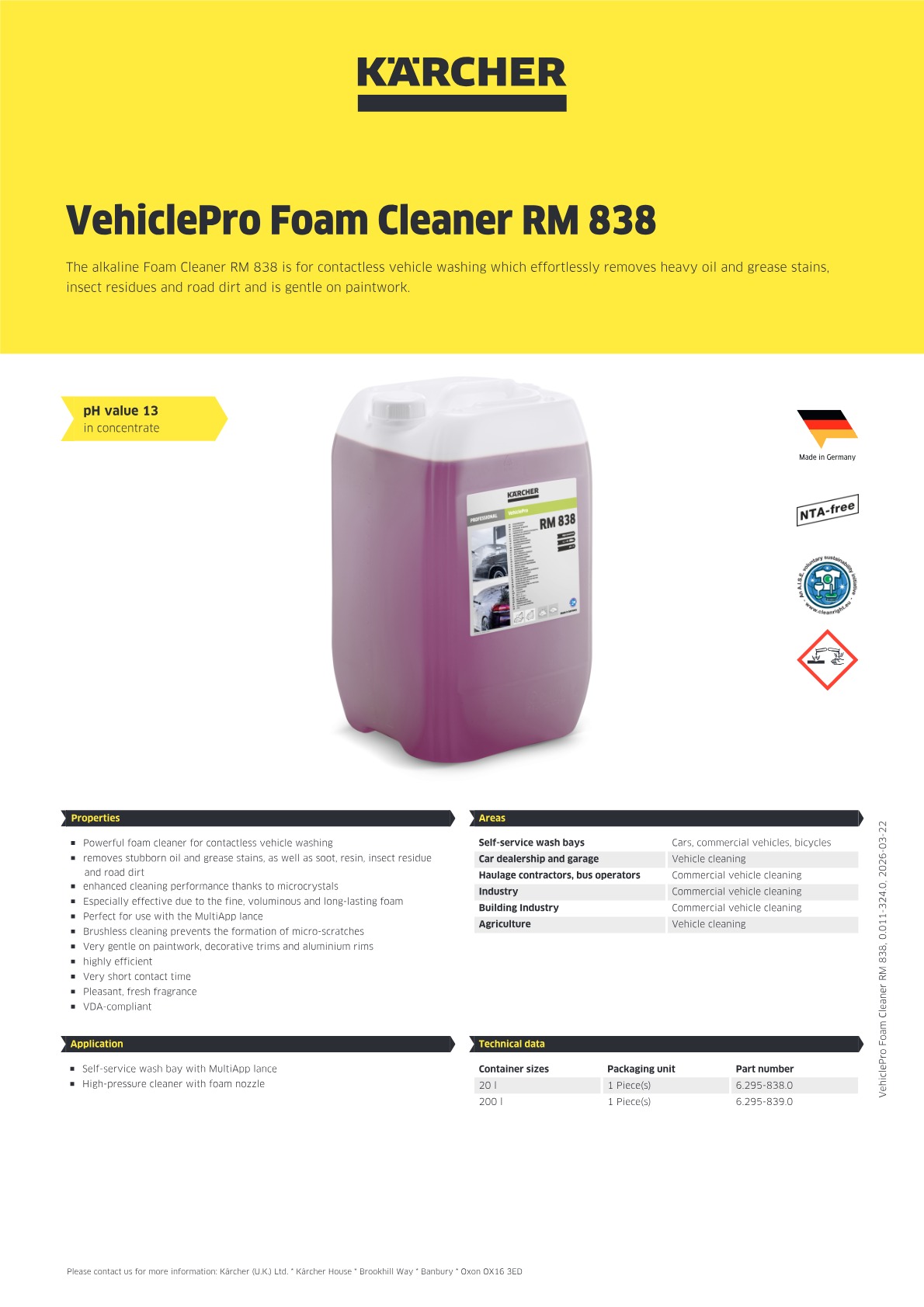 Product information