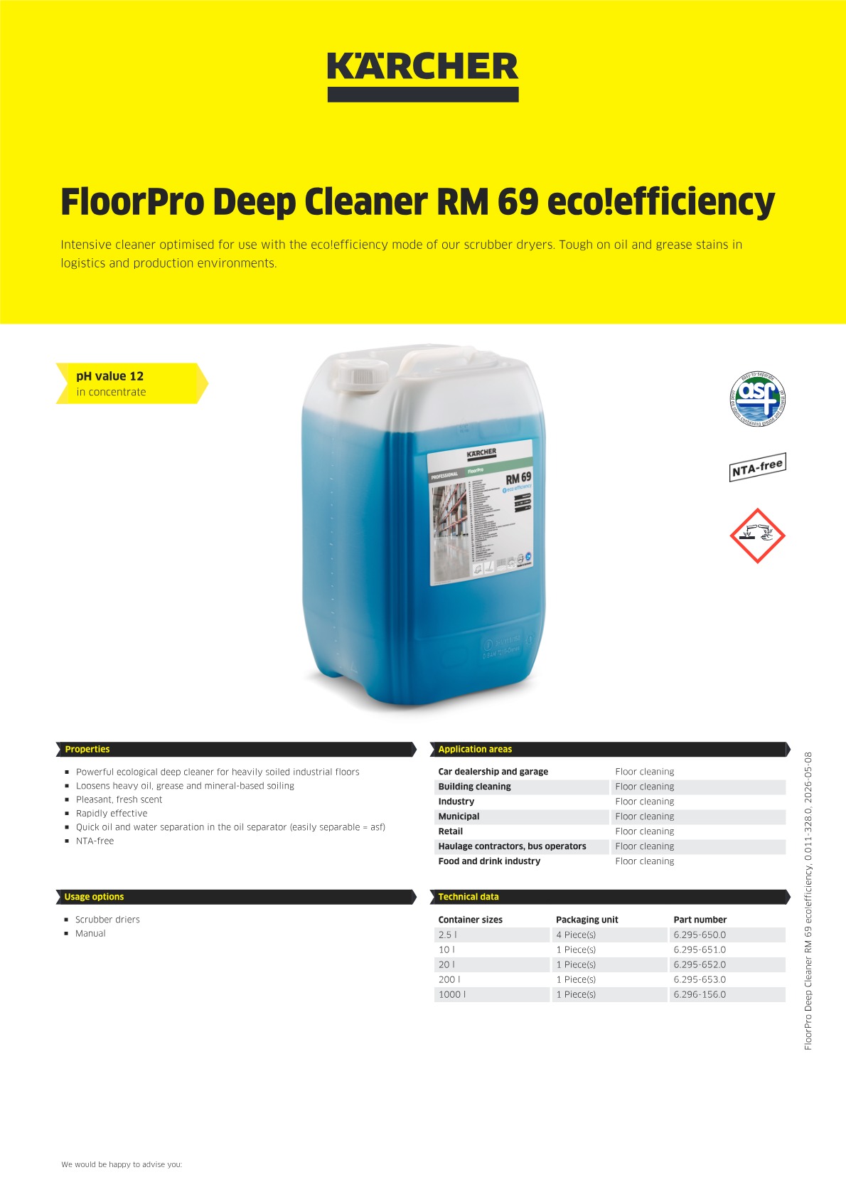 Product information