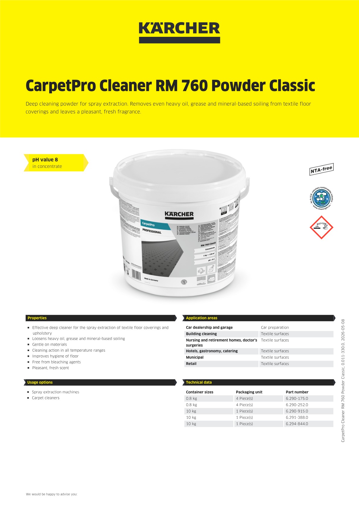 Product information
