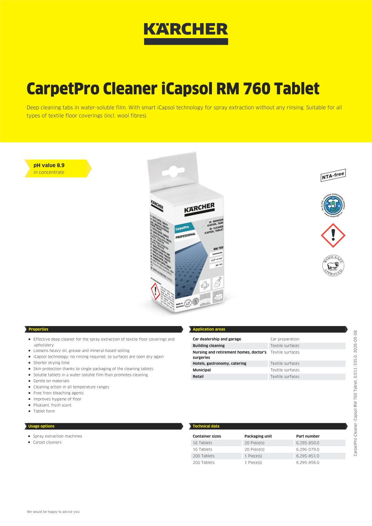 Product information