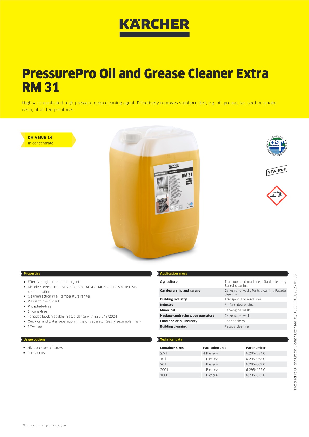 Product information