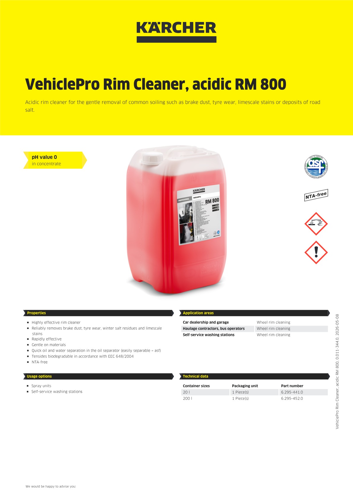 Product information