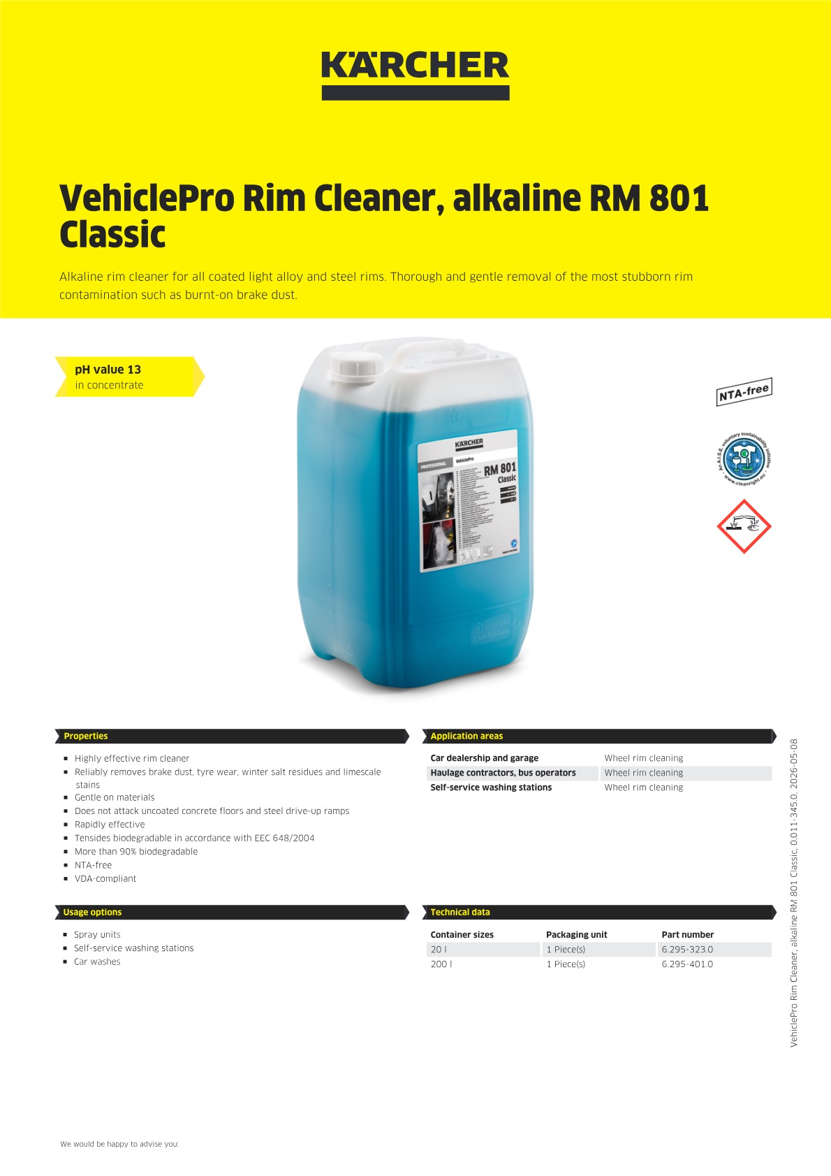 Product information