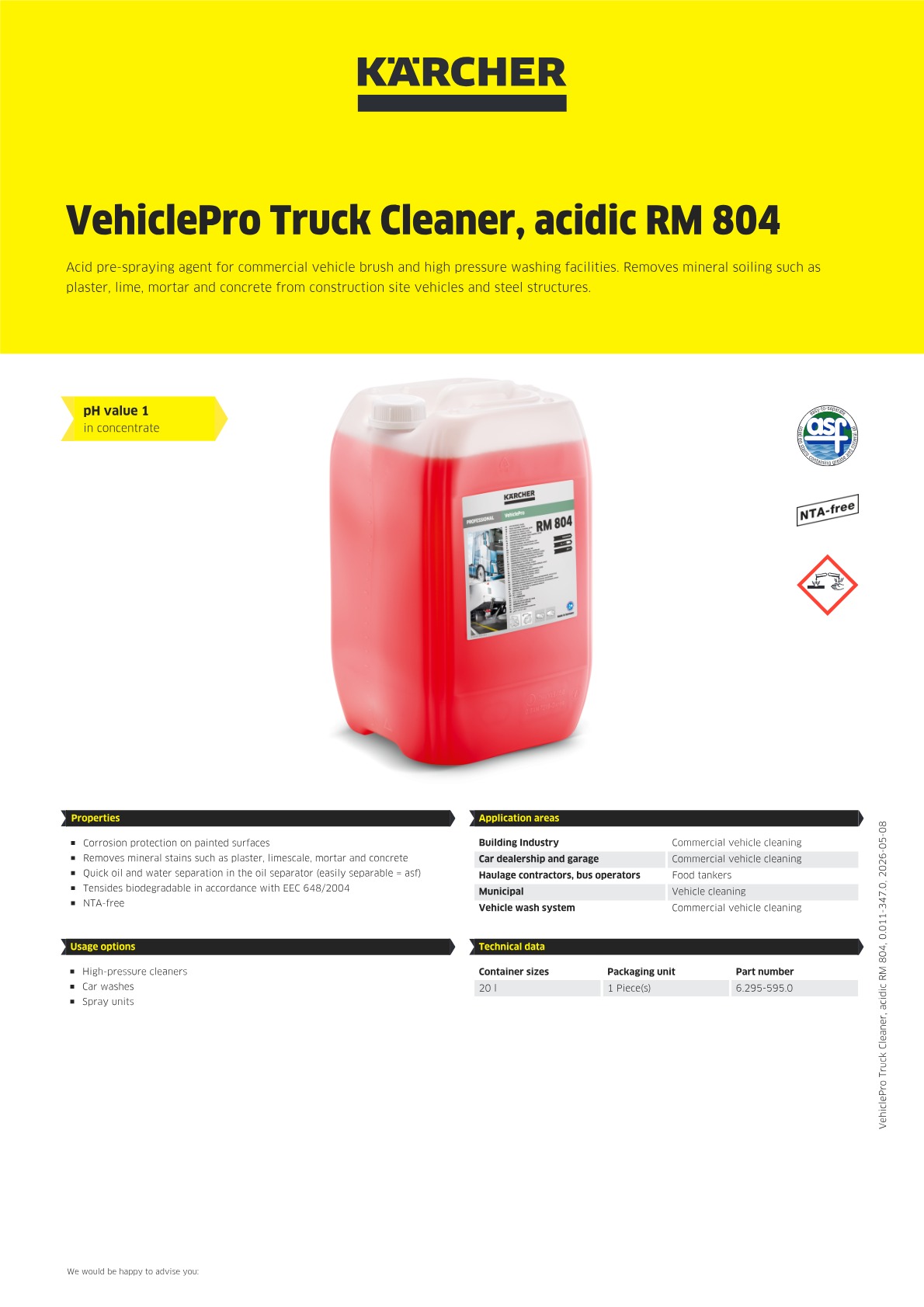 Product information