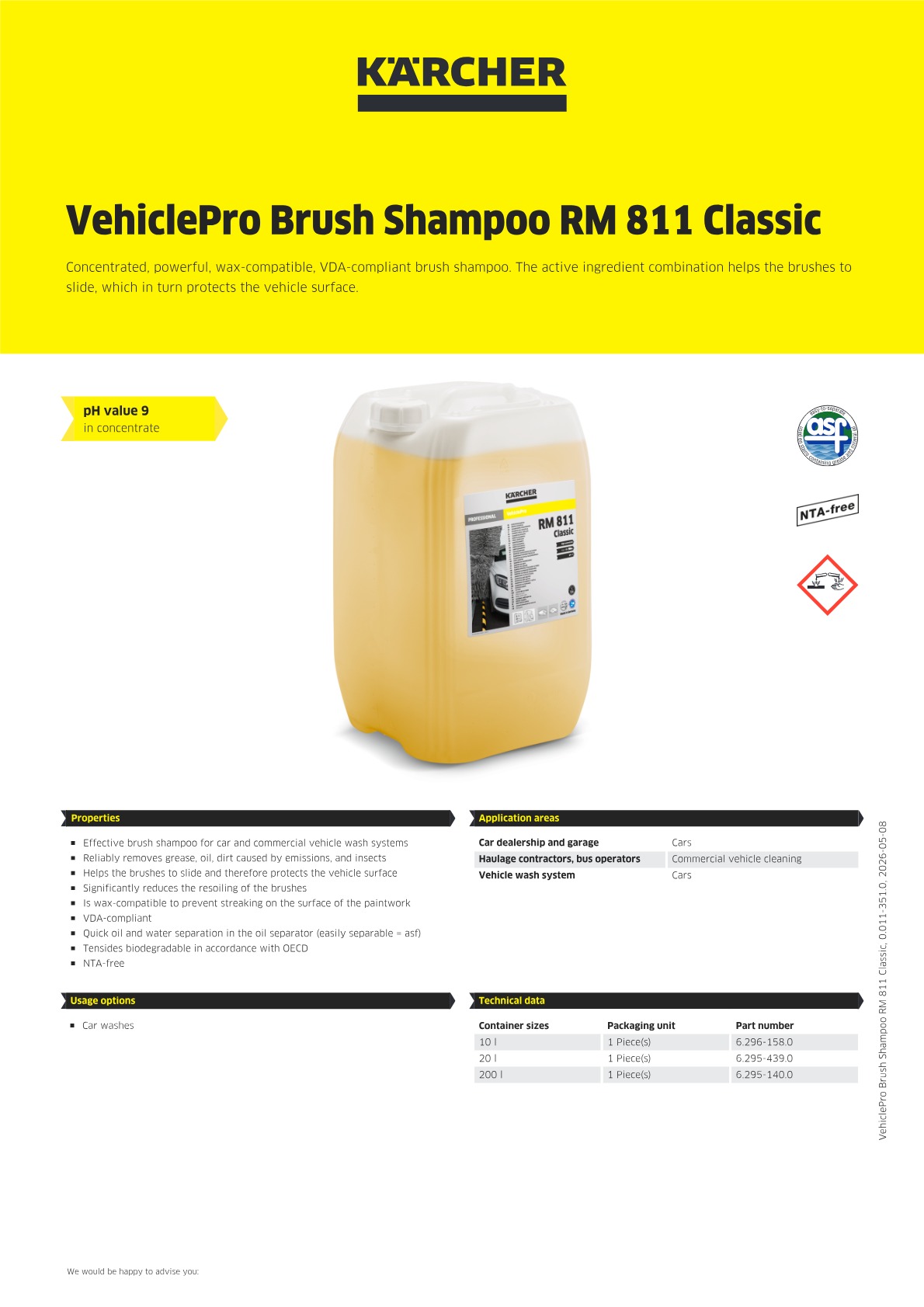 Product information