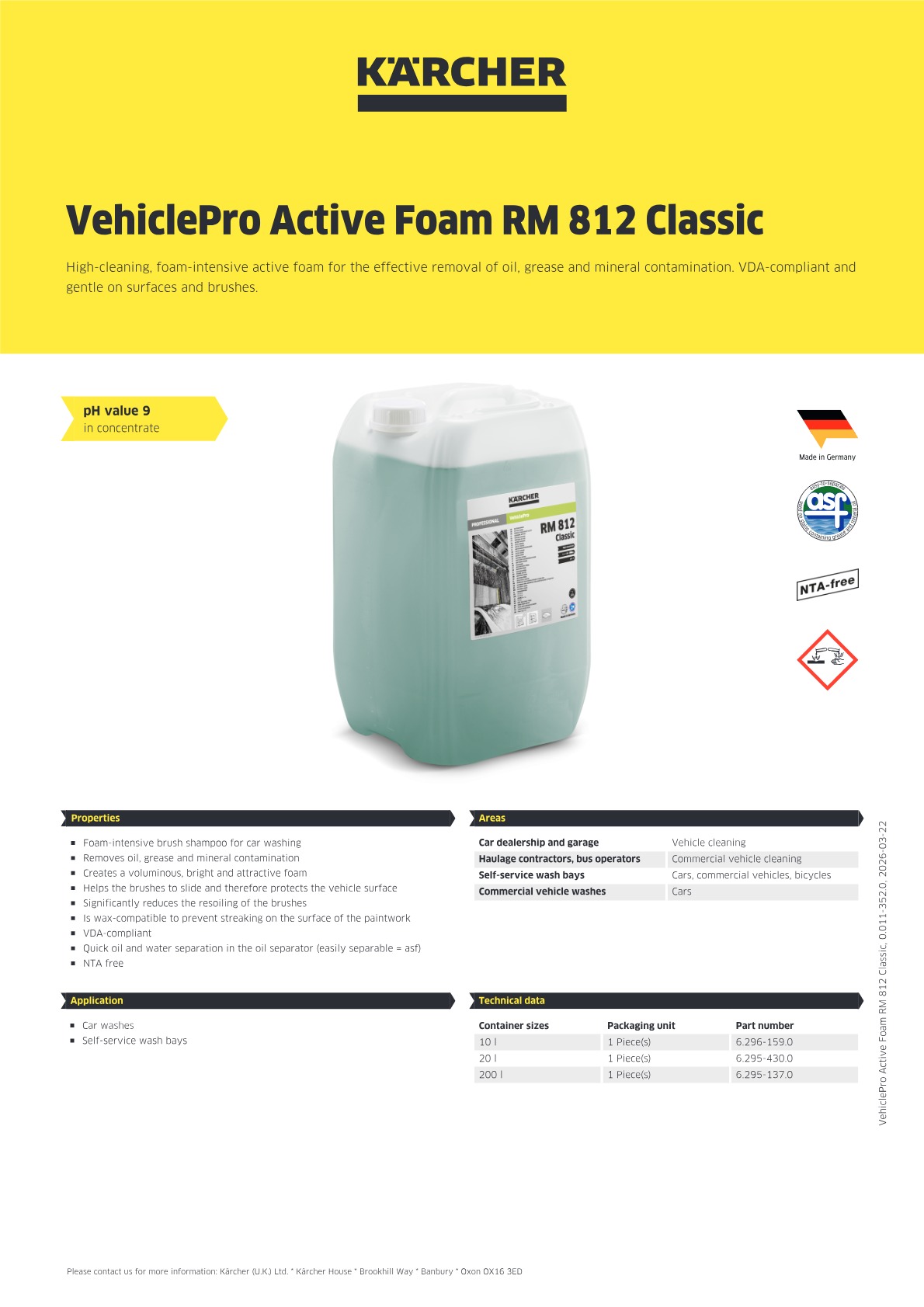 Product information