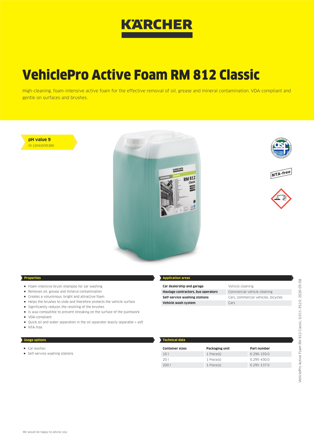 Product information