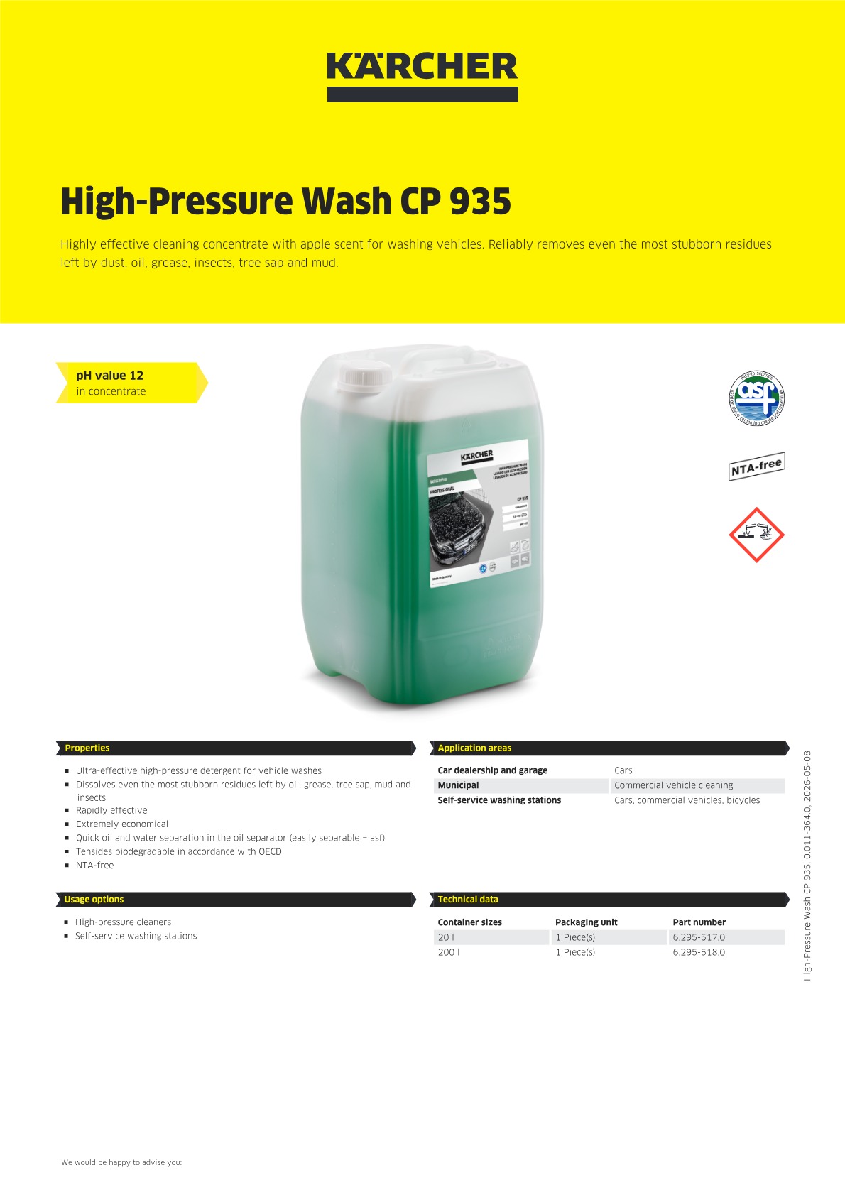 Product information