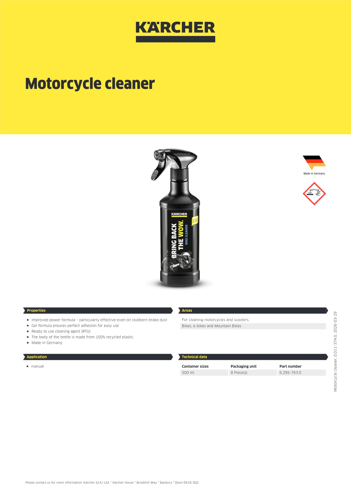 Product information