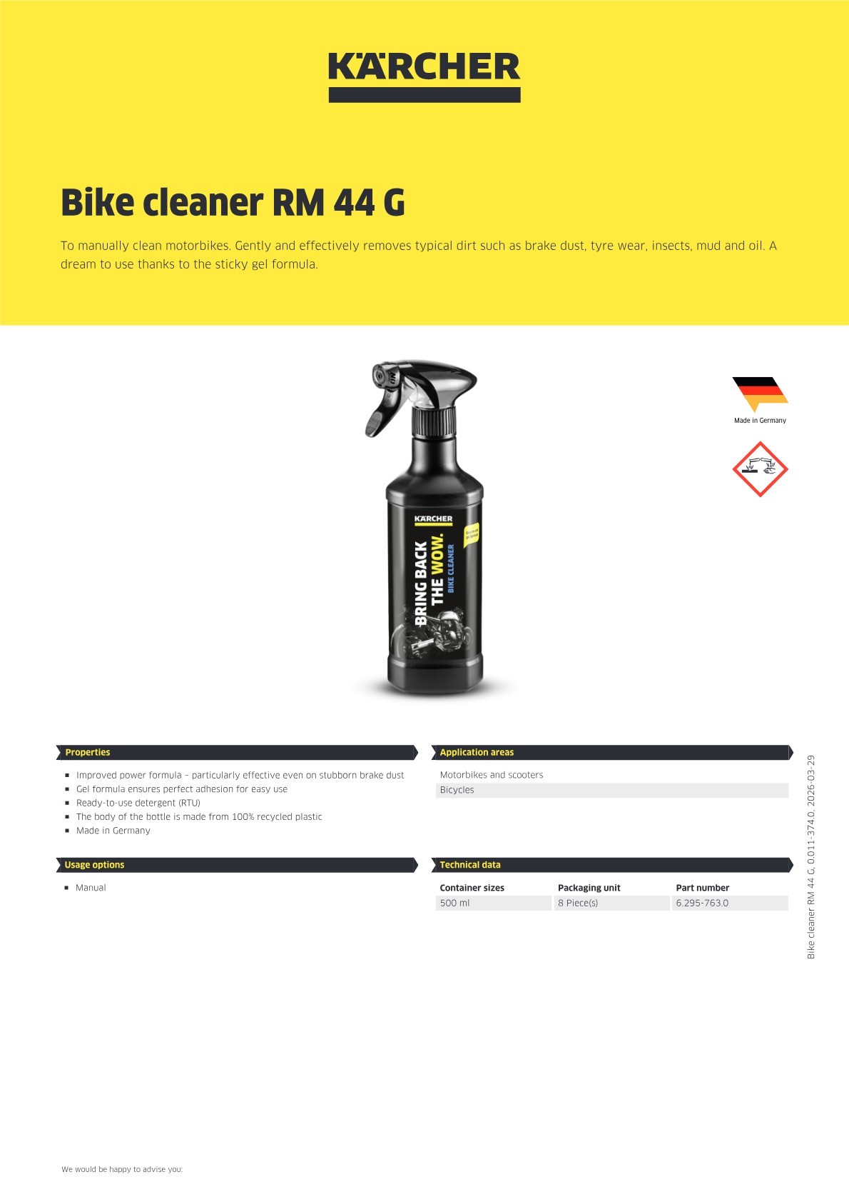 Product information