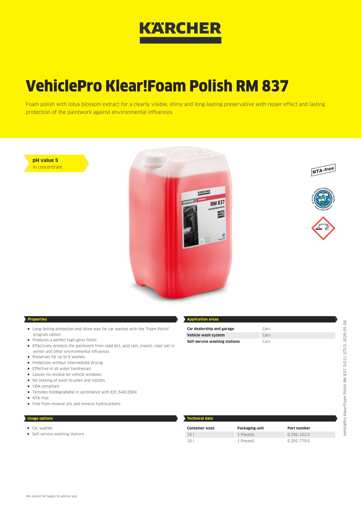 Product information