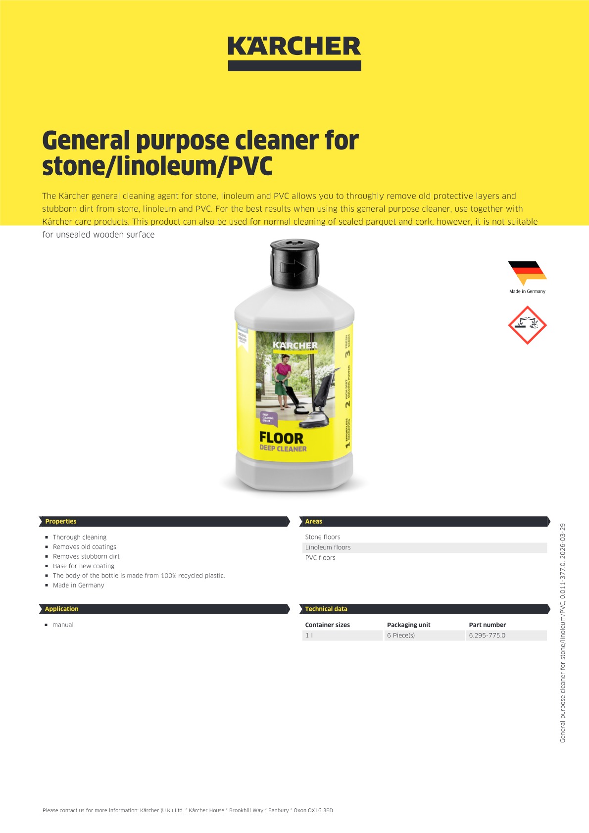 Product information