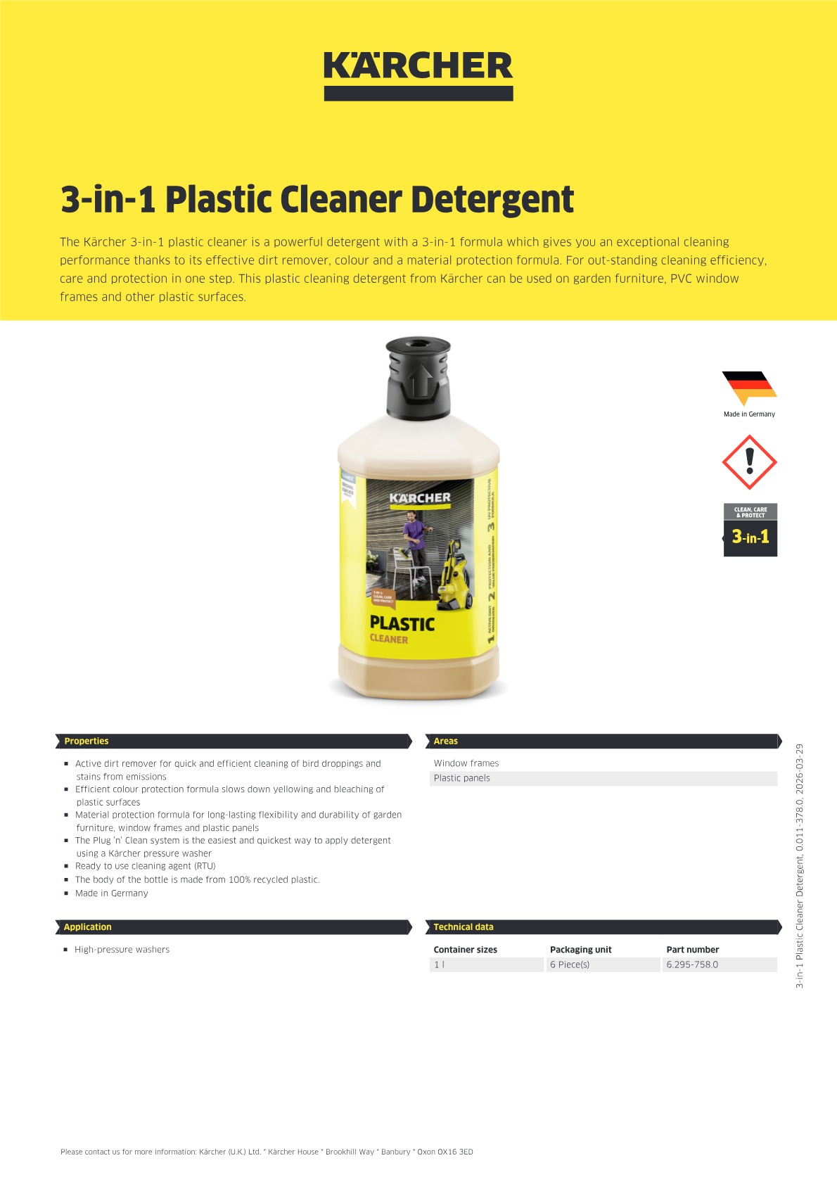 Product information