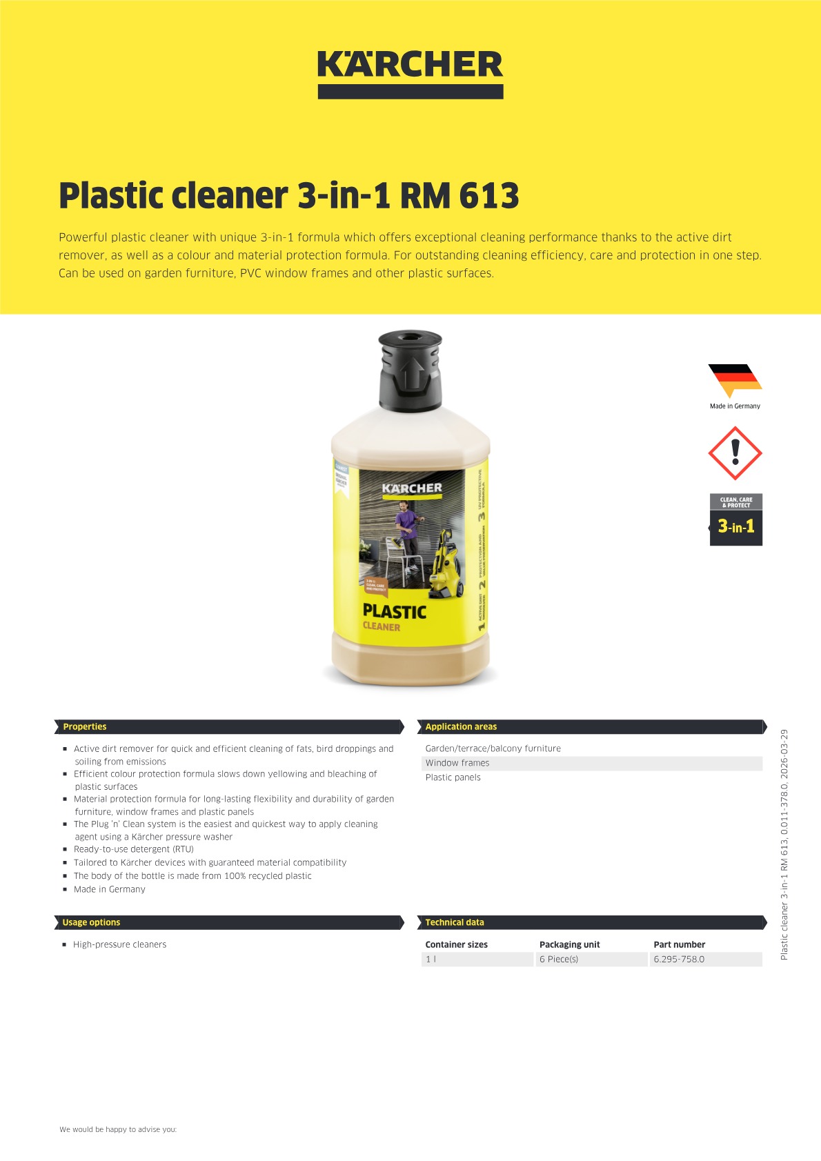 Product information