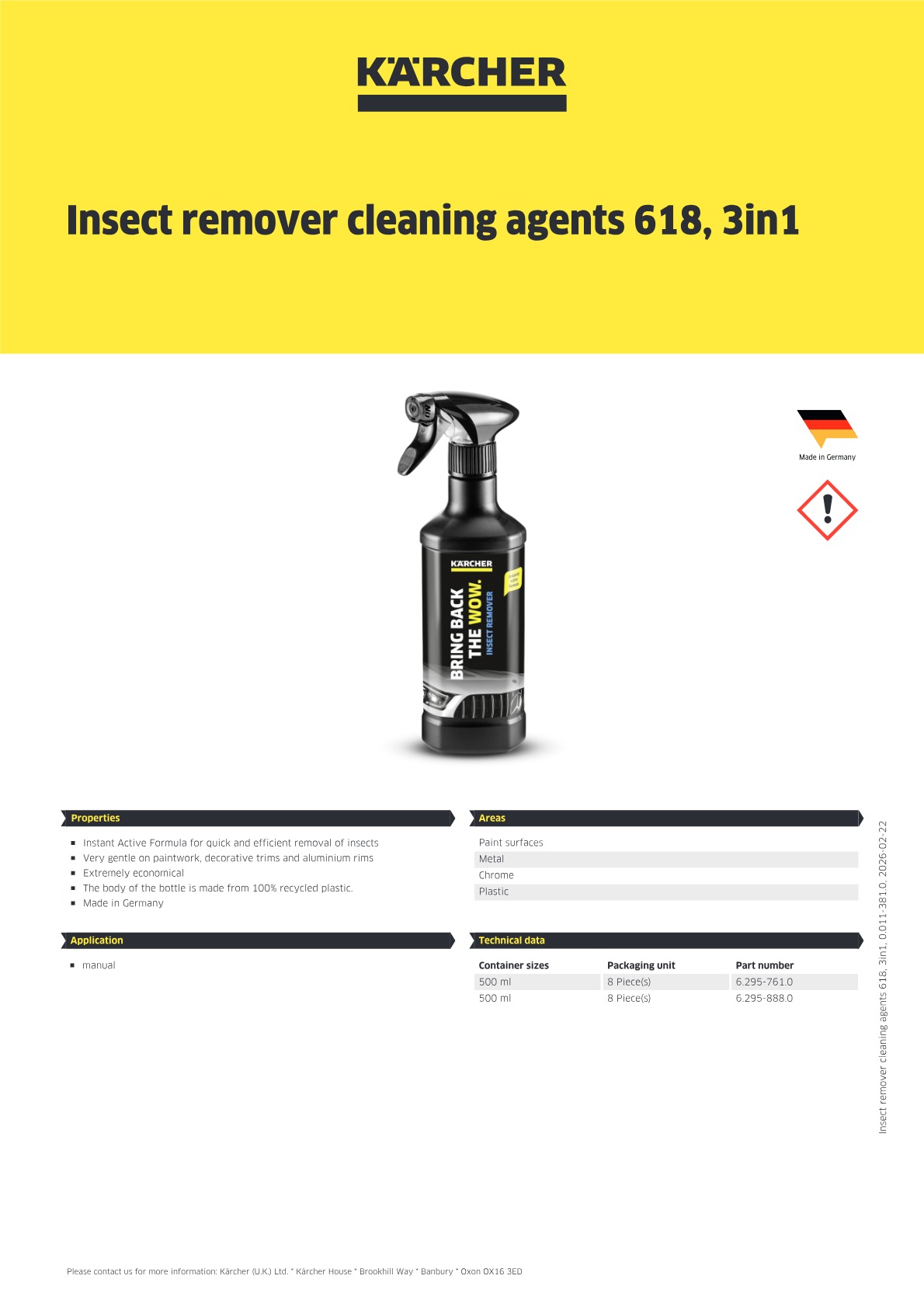 Product information