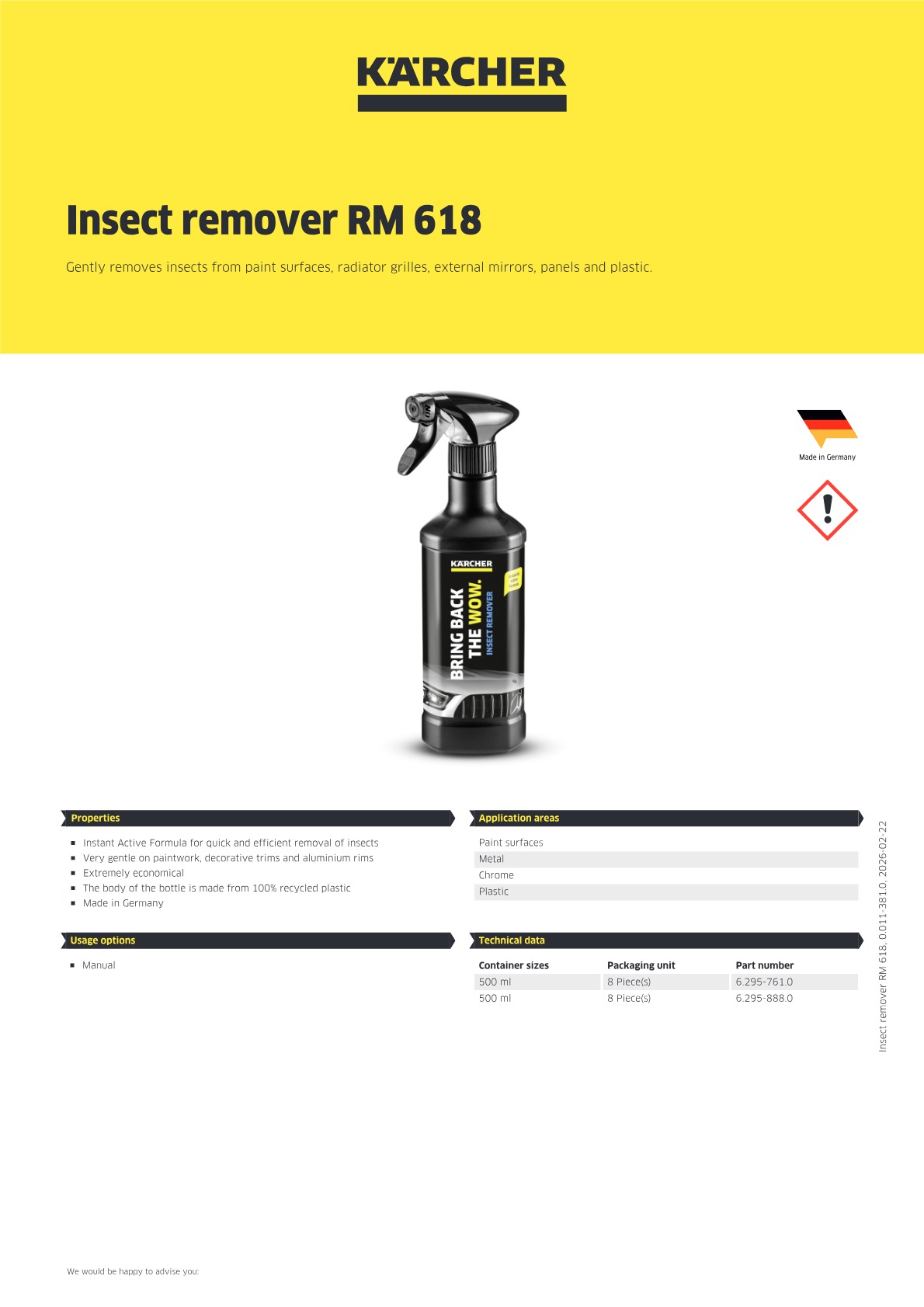 Product information