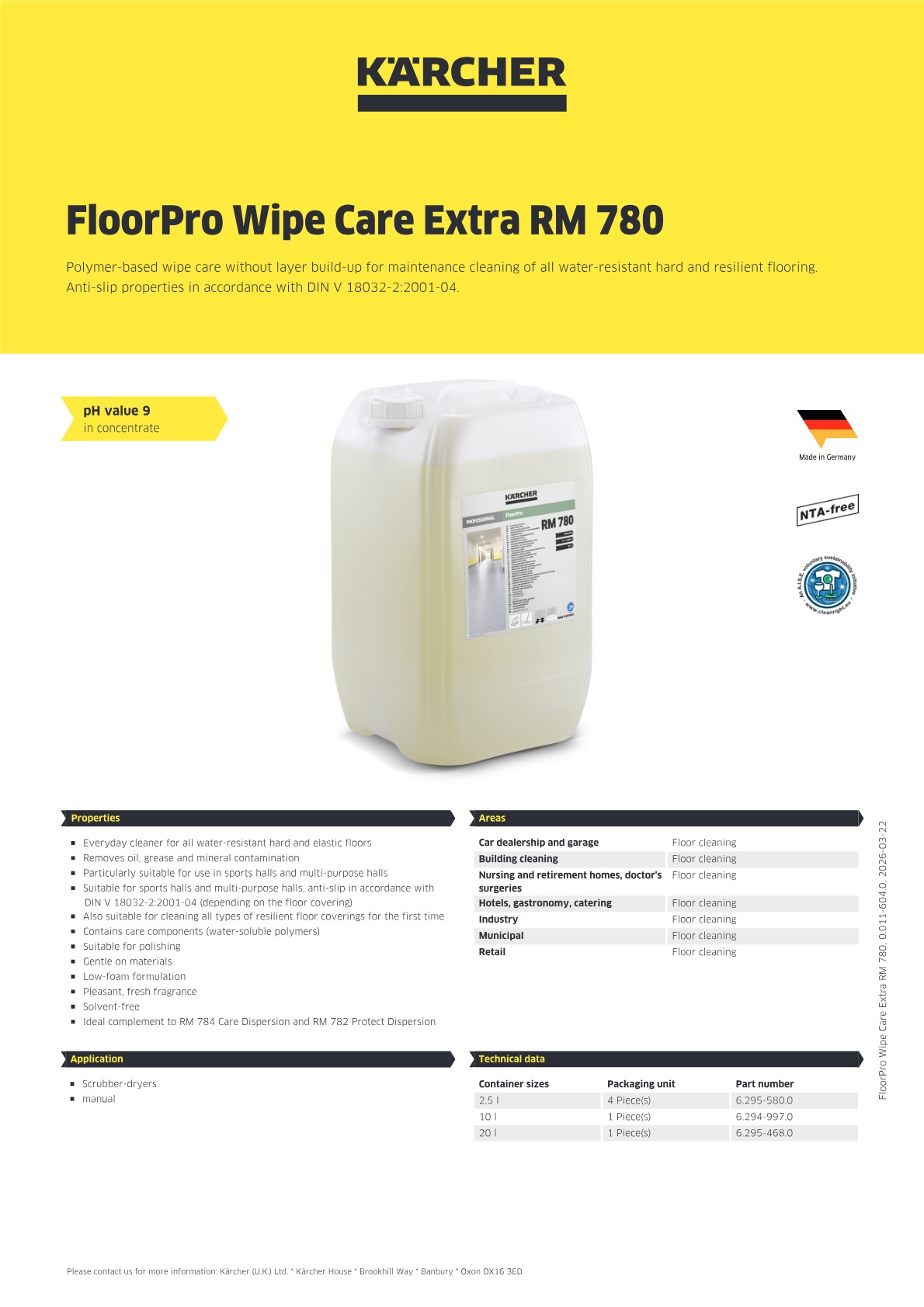 Product information