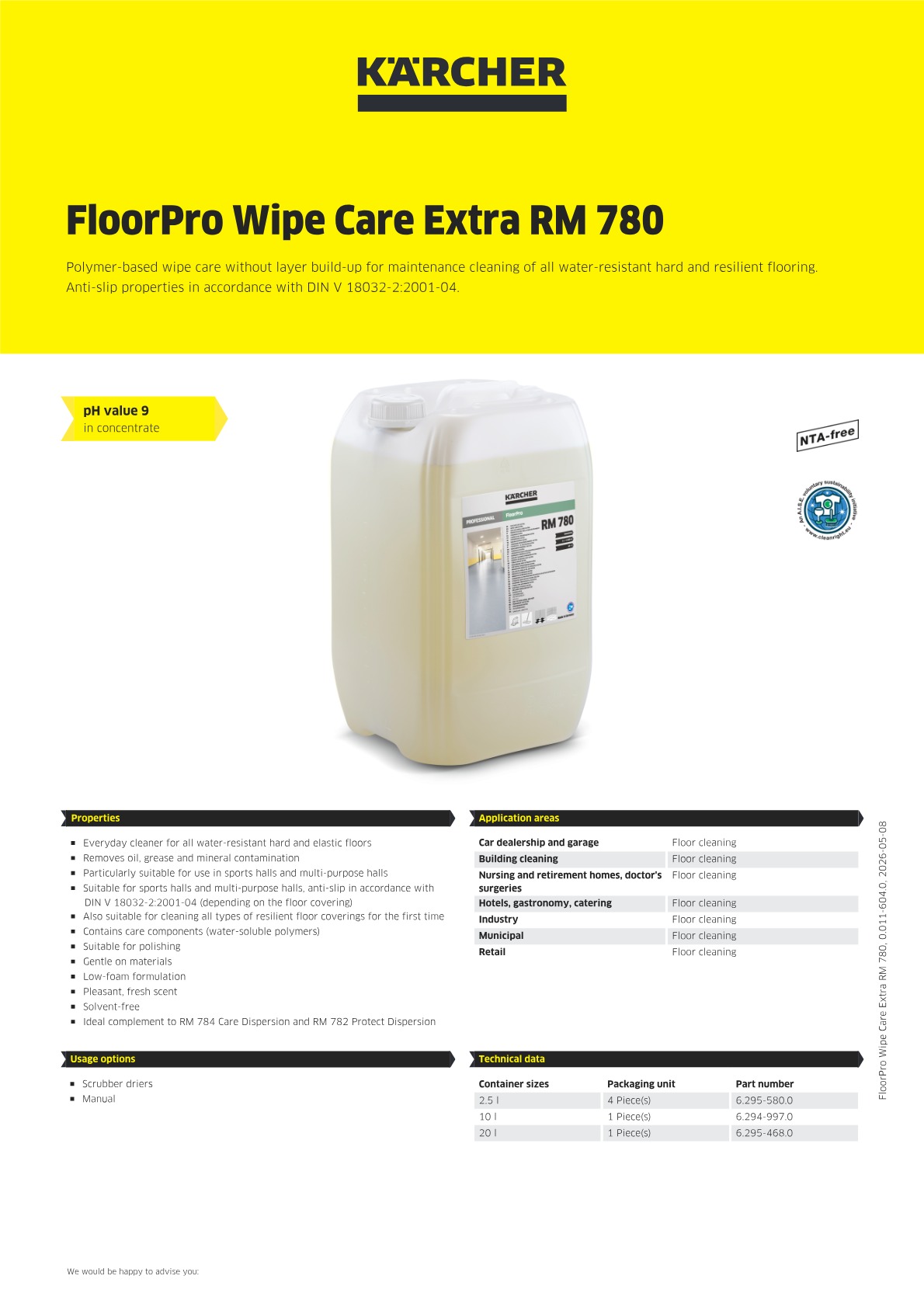 Product information