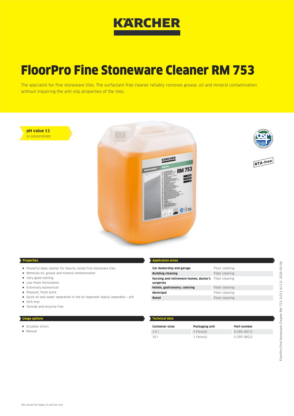 Product information