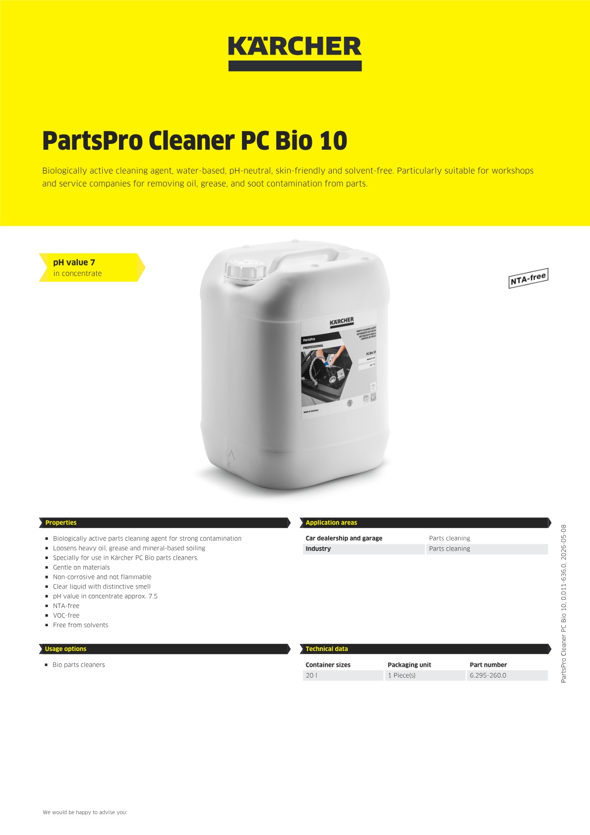 Product information