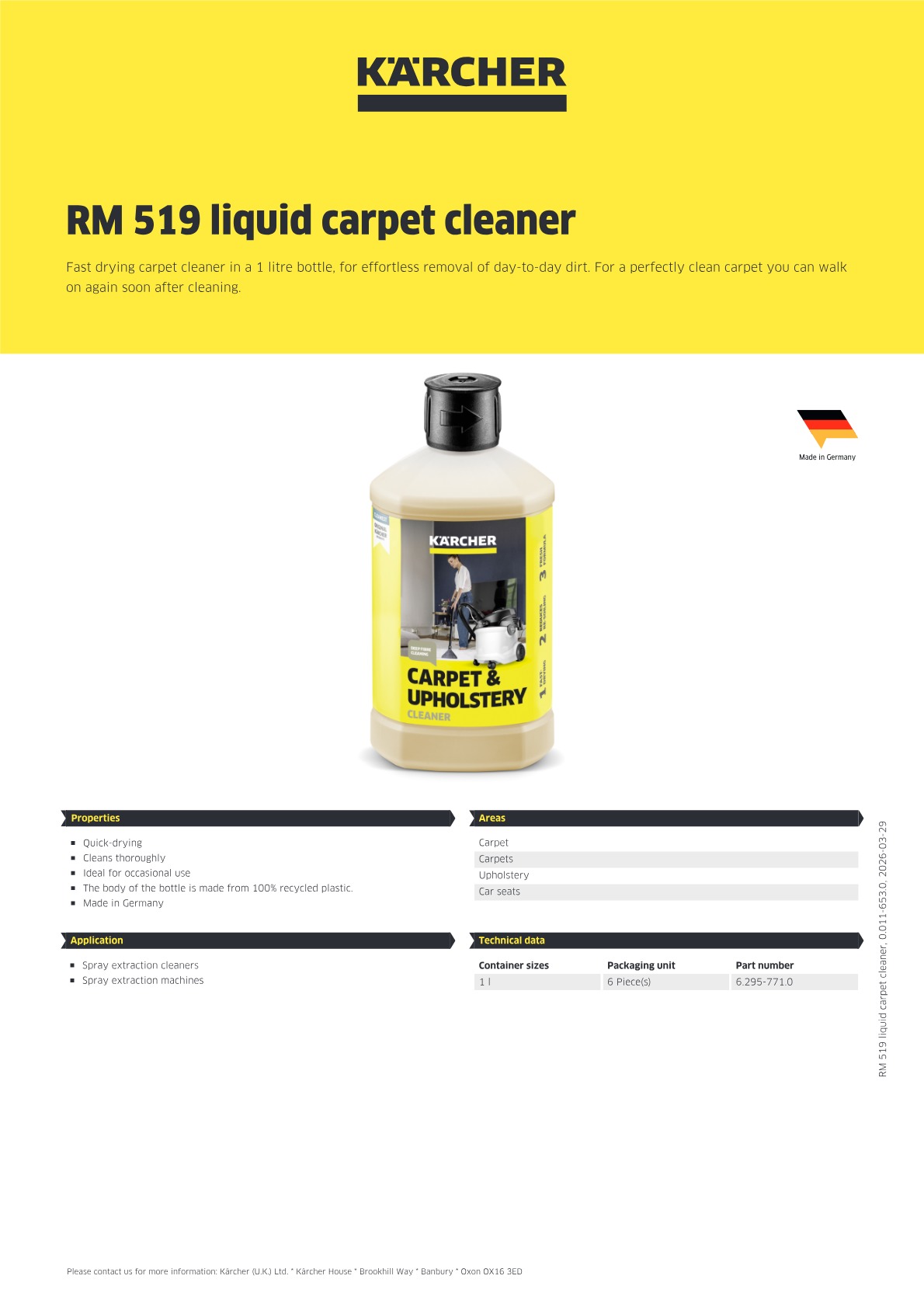 Product information