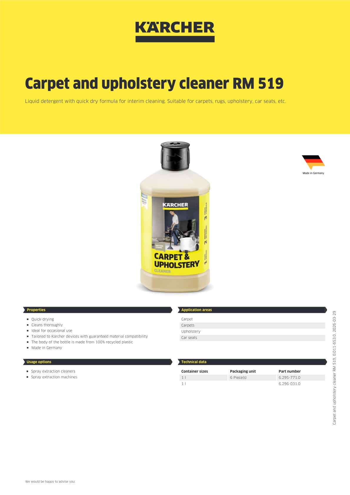 Product information