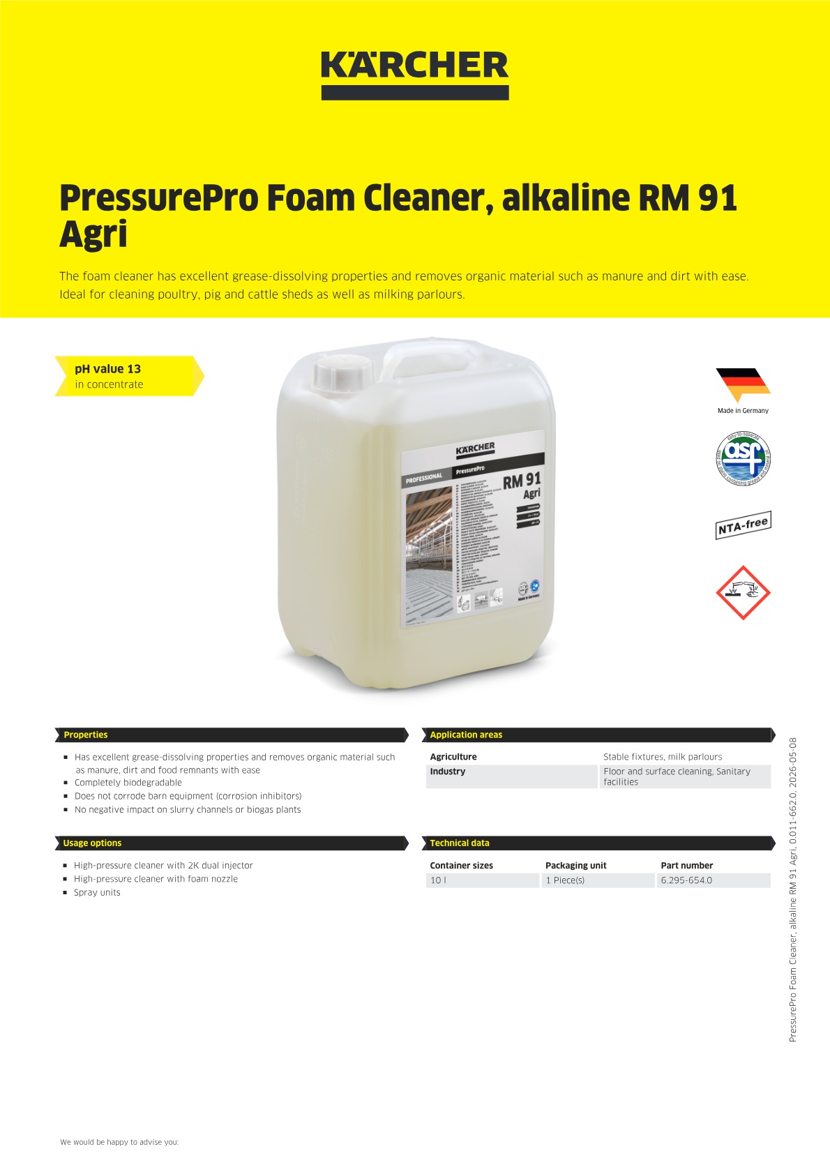 Product information