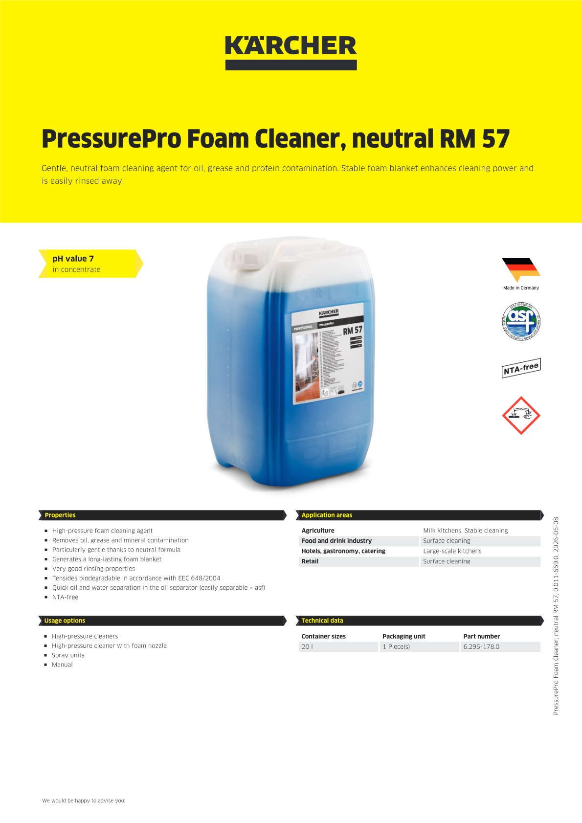 Product information